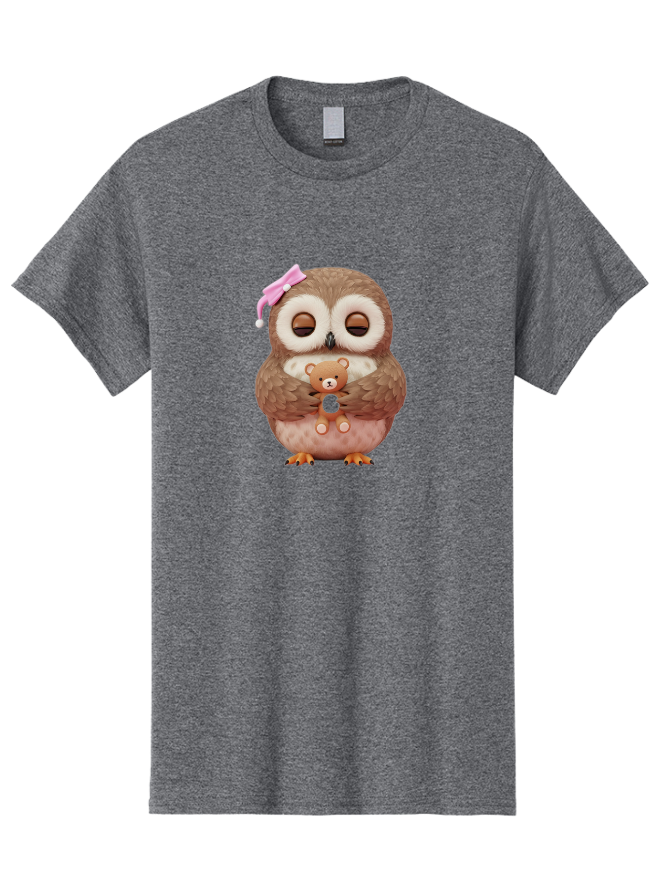 Owl-Hugging-Teddy-Bear Men'S Graphic Tee, 100% Cotton, Comfortable Casual Summer Wear, Machine Washable, Vintage Camera, Old Camera, Antique Camera, Black Camera, Classic Photography, Photography Equipment, Nostalgic Device, Film Camera, Baf928