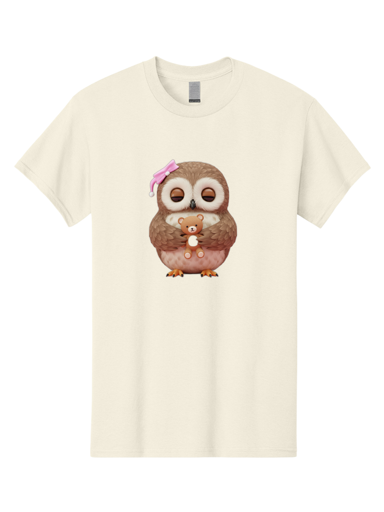 Owl-Hugging-Teddy-Bear Men'S Graphic Tee, 100% Cotton, Comfortable Casual Summer Wear, Machine Washable, Vintage Camera, Old Camera, Antique Camera, Black Camera, Classic Photography, Photography Equipment, Nostalgic Device, Film Camera, Baf928