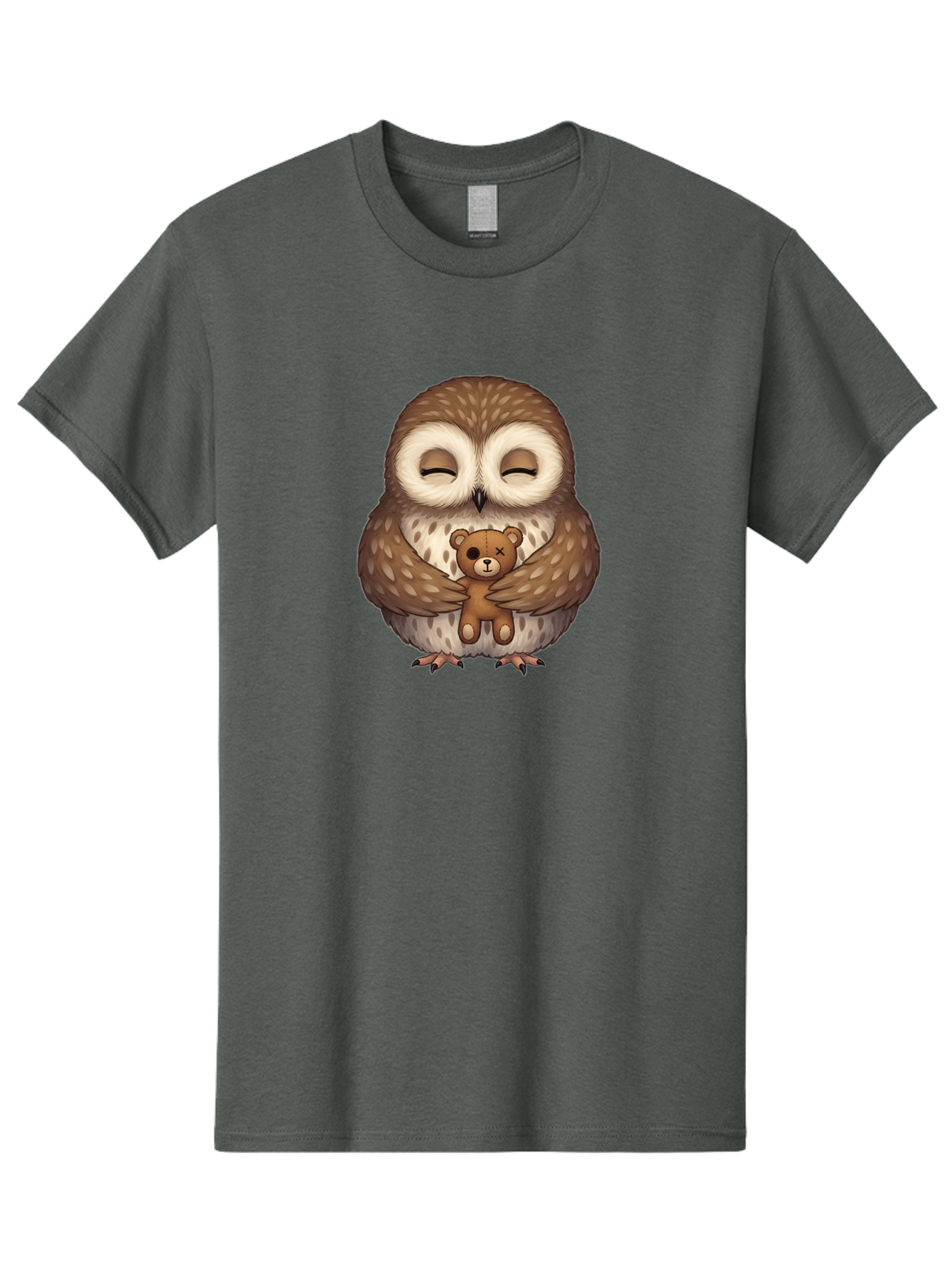 Owl-Hugging-Voodoo-Teddy Men'S Graphic Tee, 100% Cotton, Comfortable Casual Summer Wear, Machine Washable, Vintage Camera, Old Camera, Antique Camera, Black Camera, Classic Photography, Photography Equipment, Nostalgic Device, Film Camera, Baf930