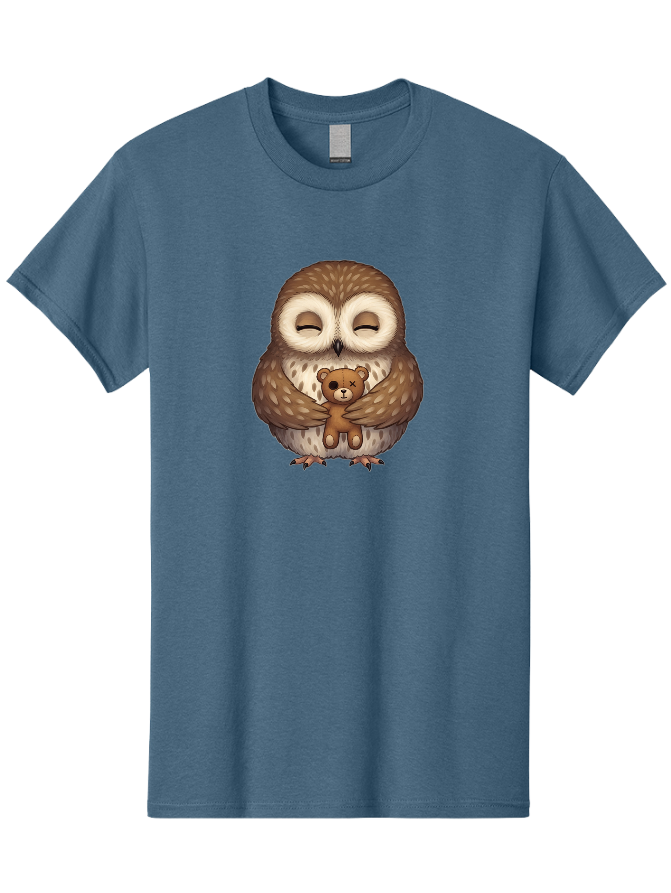 Owl-Hugging-Voodoo-Teddy Men'S Graphic Tee, 100% Cotton, Comfortable Casual Summer Wear, Machine Washable, Vintage Camera, Old Camera, Antique Camera, Black Camera, Classic Photography, Photography Equipment, Nostalgic Device, Film Camera, Baf930