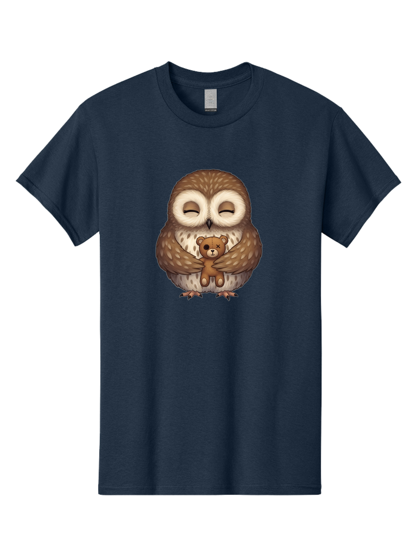 Owl-Hugging-Voodoo-Teddy Men'S Graphic Tee, 100% Cotton, Comfortable Casual Summer Wear, Machine Washable, Vintage Camera, Old Camera, Antique Camera, Black Camera, Classic Photography, Photography Equipment, Nostalgic Device, Film Camera, Baf930