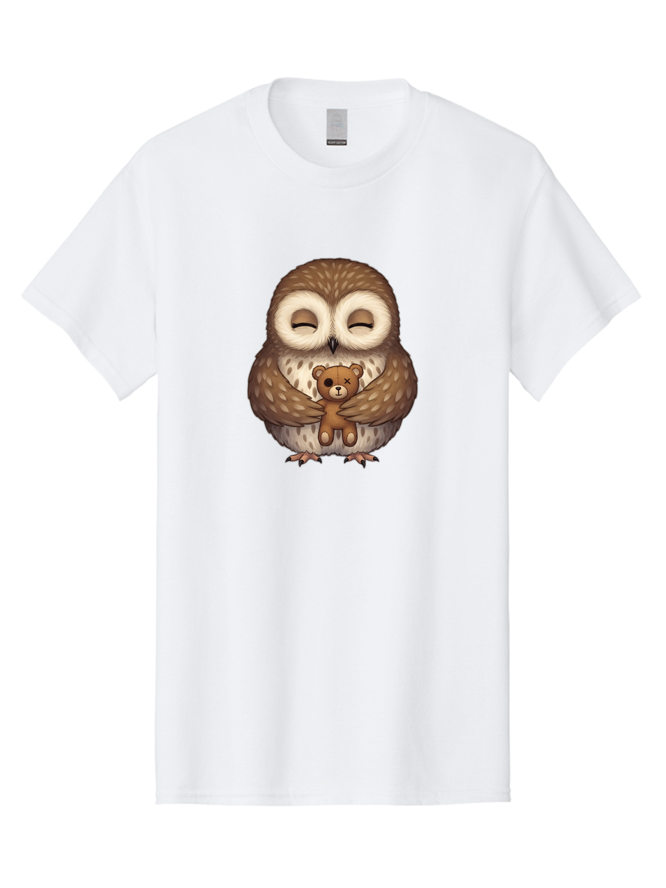 Owl-Hugging-Voodoo-Teddy Men'S Graphic Tee, 100% Cotton, Comfortable Casual Summer Wear, Machine Washable, Vintage Camera, Old Camera, Antique Camera, Black Camera, Classic Photography, Photography Equipment, Nostalgic Device, Film Camera, Baf930
