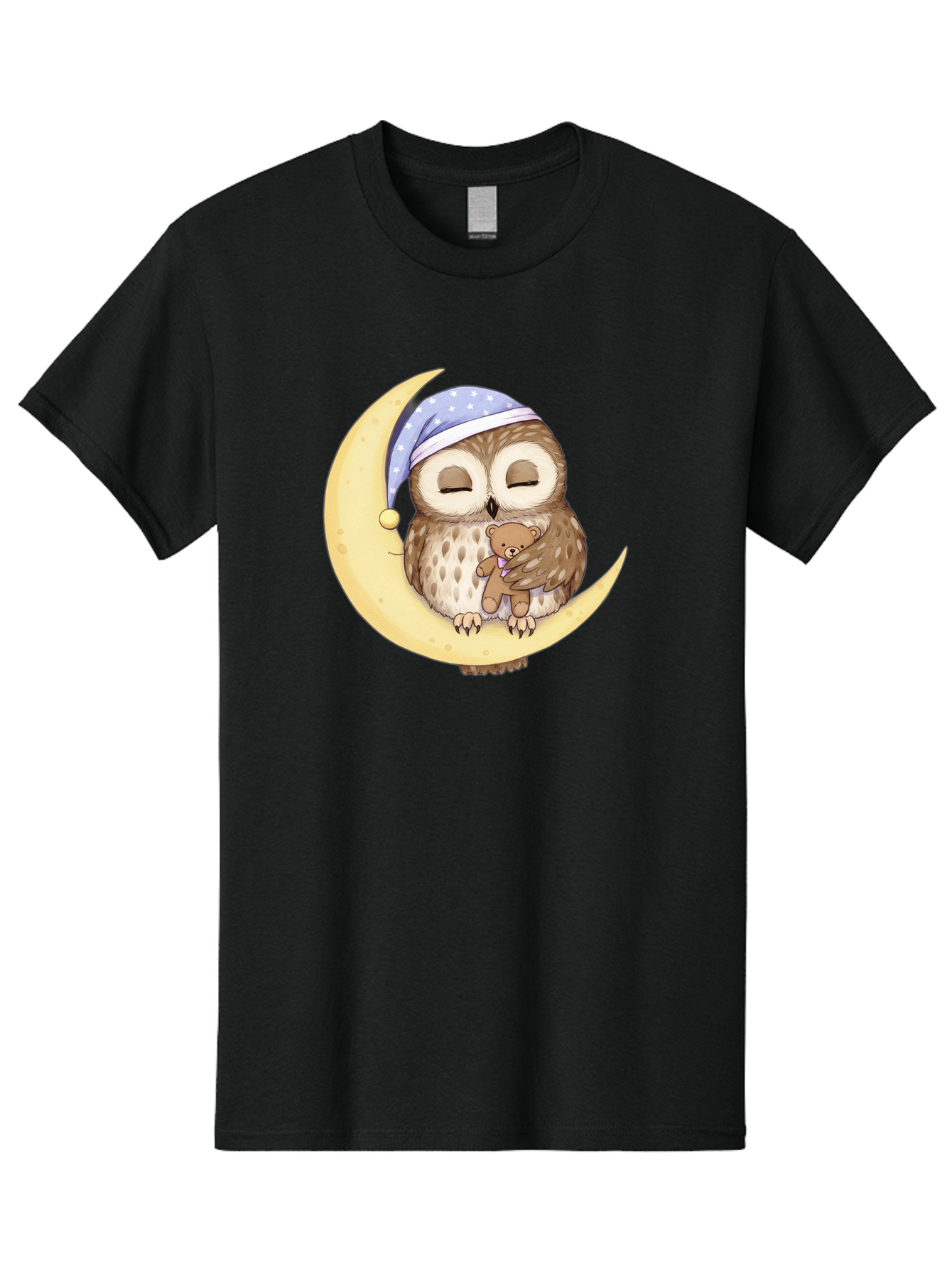 Owl-On-The-Moon Men'S Graphic Tee, 100% Cotton, Comfortable Casual Summer Wear, Machine Washable, Vintage Camera, Old Camera, Antique Camera, Black Camera, Classic Photography, Photography Equipment, Nostalgic Device, Film Camera, Camera Art Baf931