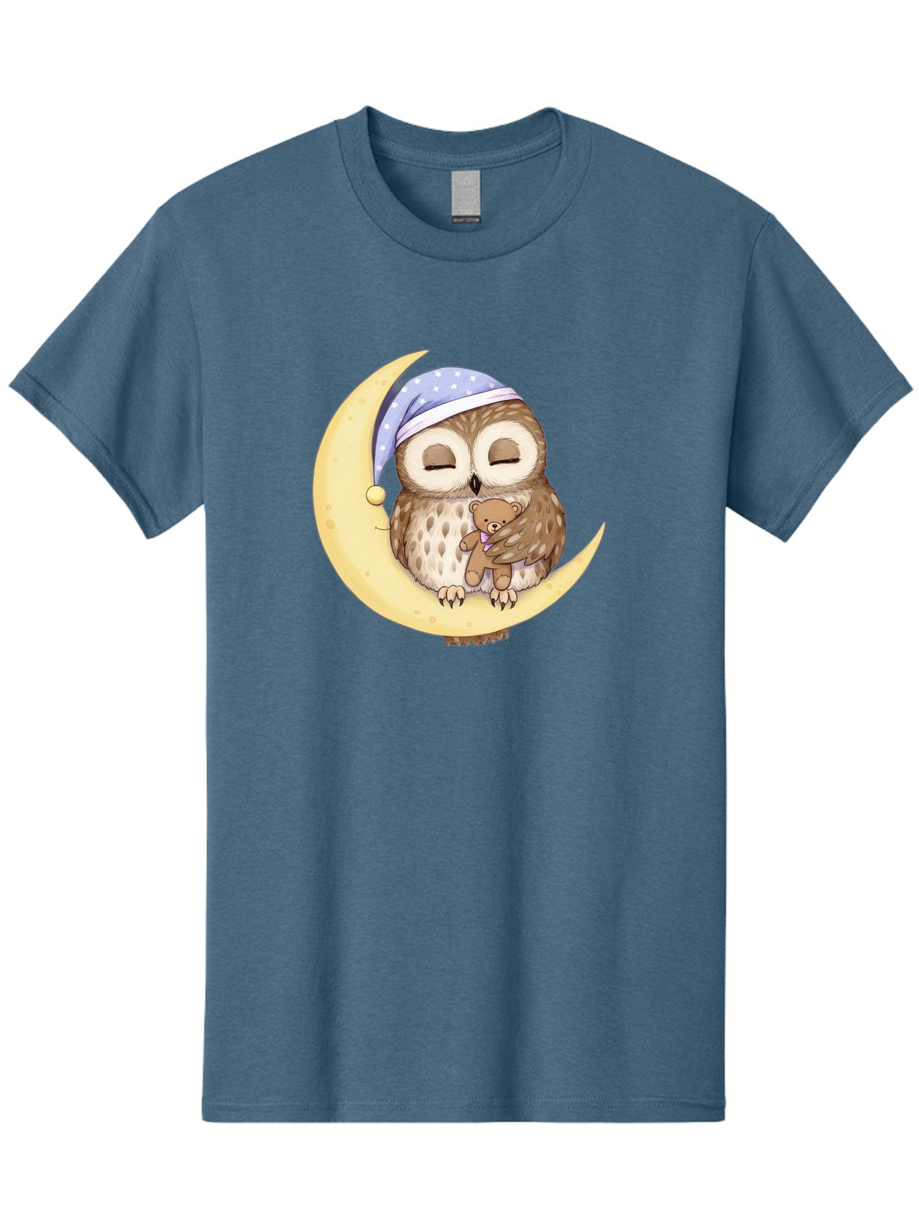 Owl-On-The-Moon Men'S Graphic Tee, 100% Cotton, Comfortable Casual Summer Wear, Machine Washable, Vintage Camera, Old Camera, Antique Camera, Black Camera, Classic Photography, Photography Equipment, Nostalgic Device, Film Camera, Camera Art Baf931