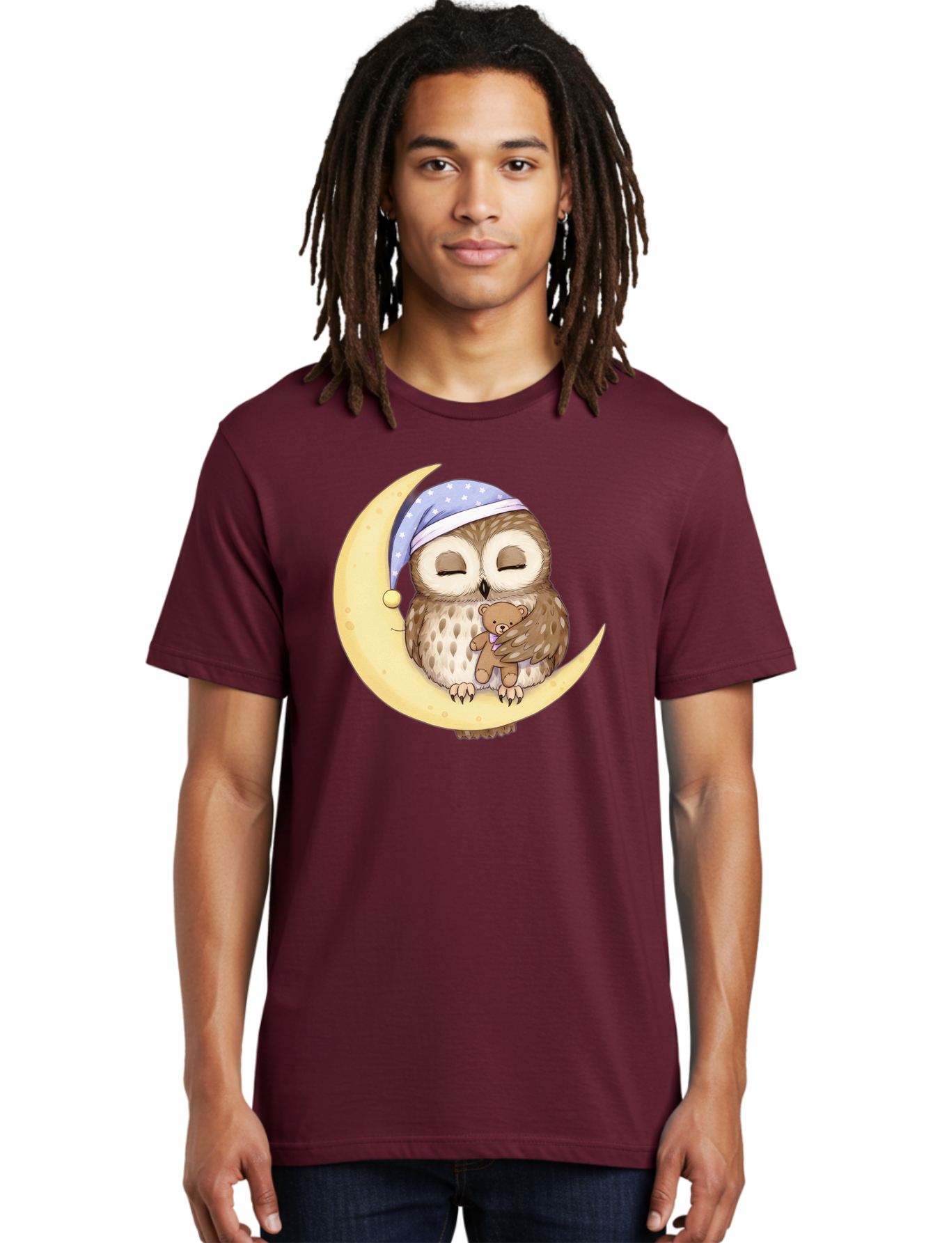 Owl-On-The-Moon Men'S Graphic Tee, 100% Cotton, Comfortable Casual Summer Wear, Machine Washable, Vintage Camera, Old Camera, Antique Camera, Black Camera, Classic Photography, Photography Equipment, Nostalgic Device, Film Camera, Camera Art Baf931