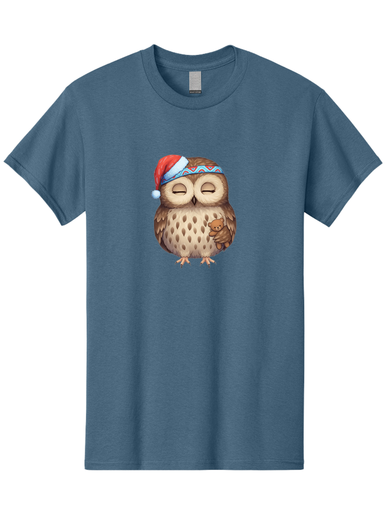 Owl-With-Santa-Hat Men'S Graphic Tee, 100% Cotton, Comfortable Casual Summer Wear, Machine Washable, Vintage Camera, Old Camera, Antique Camera, Black Camera, Classic Photography, Photography Equipment, Nostalgic Device, Film Camera, Baf934