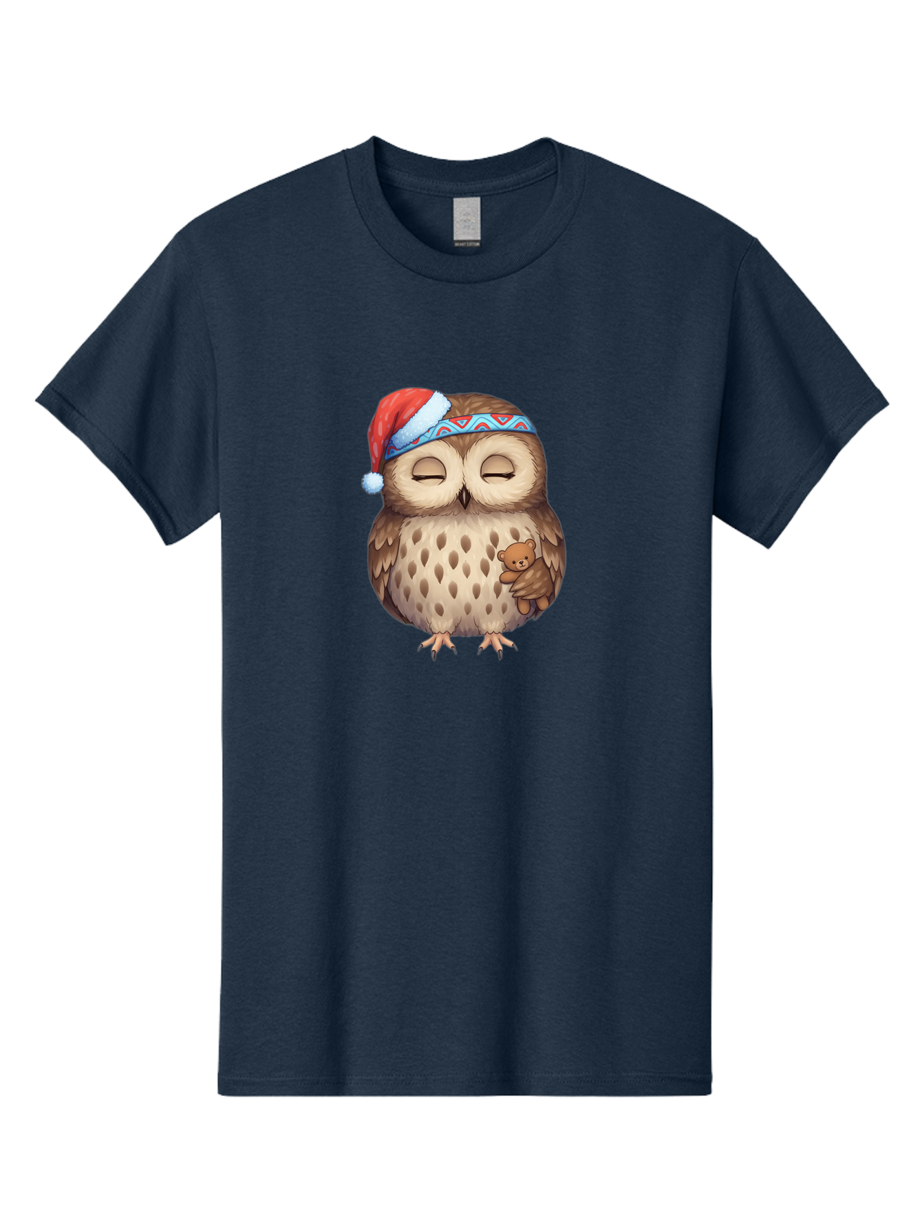 Owl-With-Santa-Hat Men'S Graphic Tee, 100% Cotton, Comfortable Casual Summer Wear, Machine Washable, Vintage Camera, Old Camera, Antique Camera, Black Camera, Classic Photography, Photography Equipment, Nostalgic Device, Film Camera, Baf934
