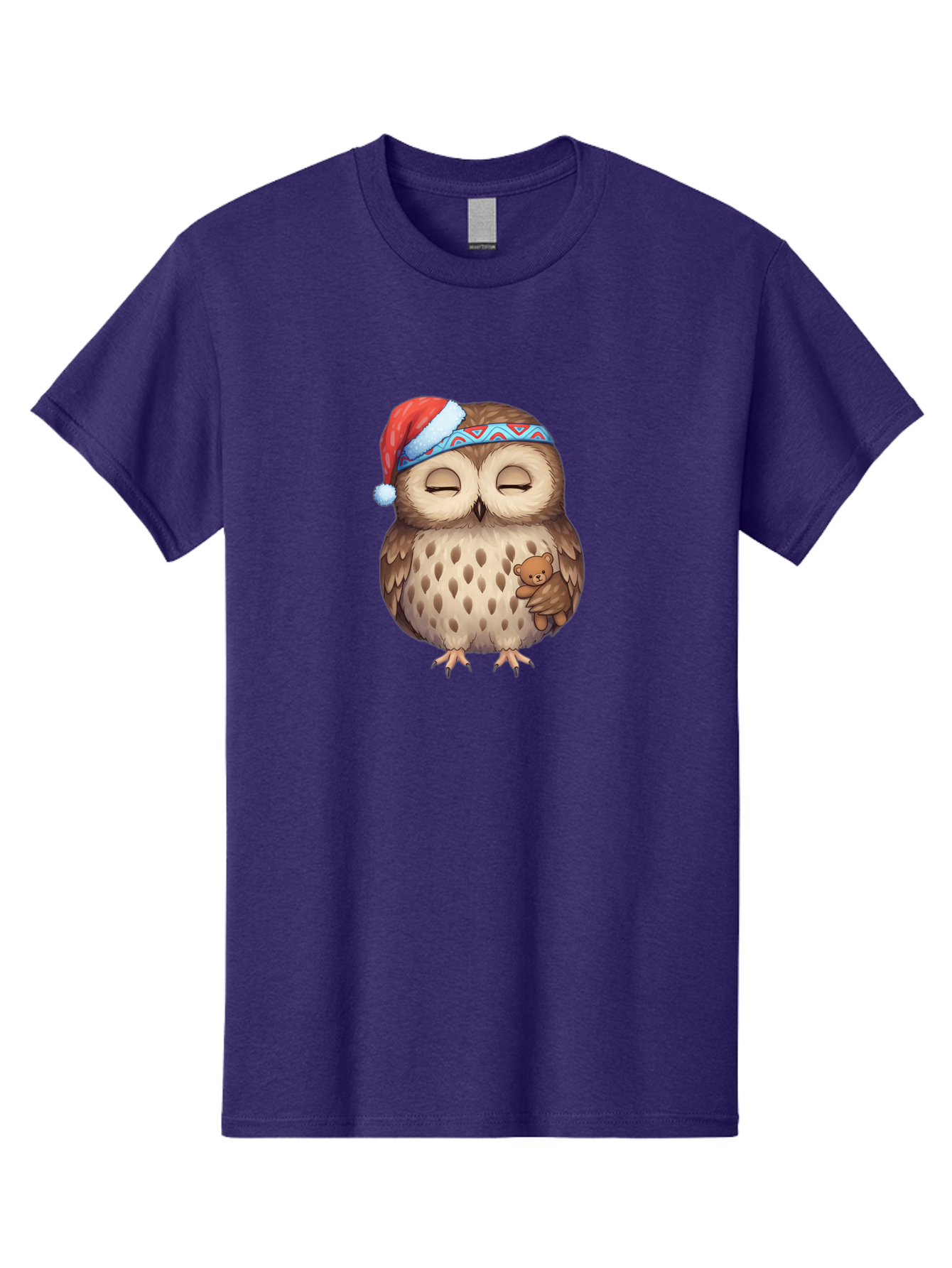 Owl-With-Santa-Hat Men'S Graphic Tee, 100% Cotton, Comfortable Casual Summer Wear, Machine Washable, Vintage Camera, Old Camera, Antique Camera, Black Camera, Classic Photography, Photography Equipment, Nostalgic Device, Film Camera, Baf934