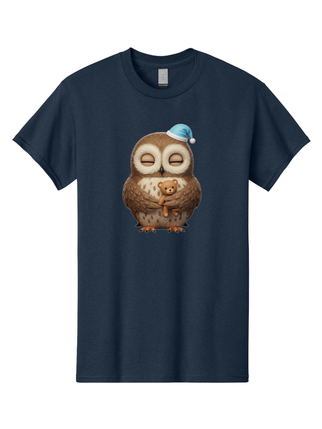 Owl-With-Teddy Men'S Graphic Tee, 100% Cotton, Comfortable Casual Summer Wear, Machine Washable, Vintage Camera, Old Camera, Antique Camera, Black Camera, Classic Photography, Photography Equipment, Nostalgic Device, Film Camera, Camera Art Baf941