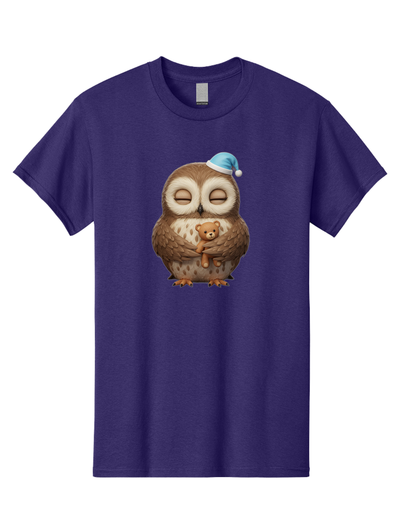 Owl-With-Teddy Men'S Graphic Tee, 100% Cotton, Comfortable Casual Summer Wear, Machine Washable, Vintage Camera, Old Camera, Antique Camera, Black Camera, Classic Photography, Photography Equipment, Nostalgic Device, Film Camera, Camera Art Baf941