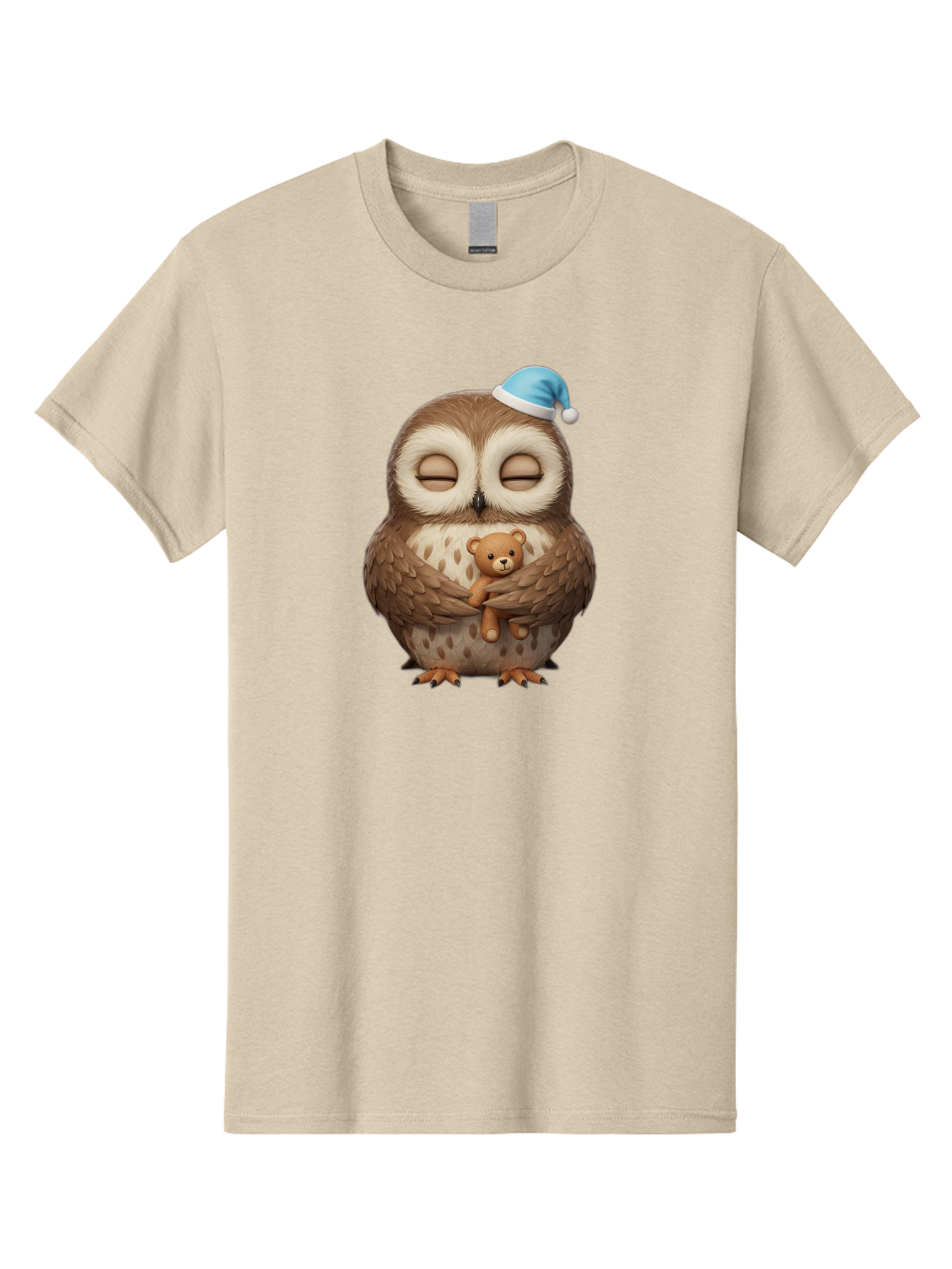 Owl-With-Teddy Men'S Graphic Tee, 100% Cotton, Comfortable Casual Summer Wear, Machine Washable, Vintage Camera, Old Camera, Antique Camera, Black Camera, Classic Photography, Photography Equipment, Nostalgic Device, Film Camera, Camera Art Baf941