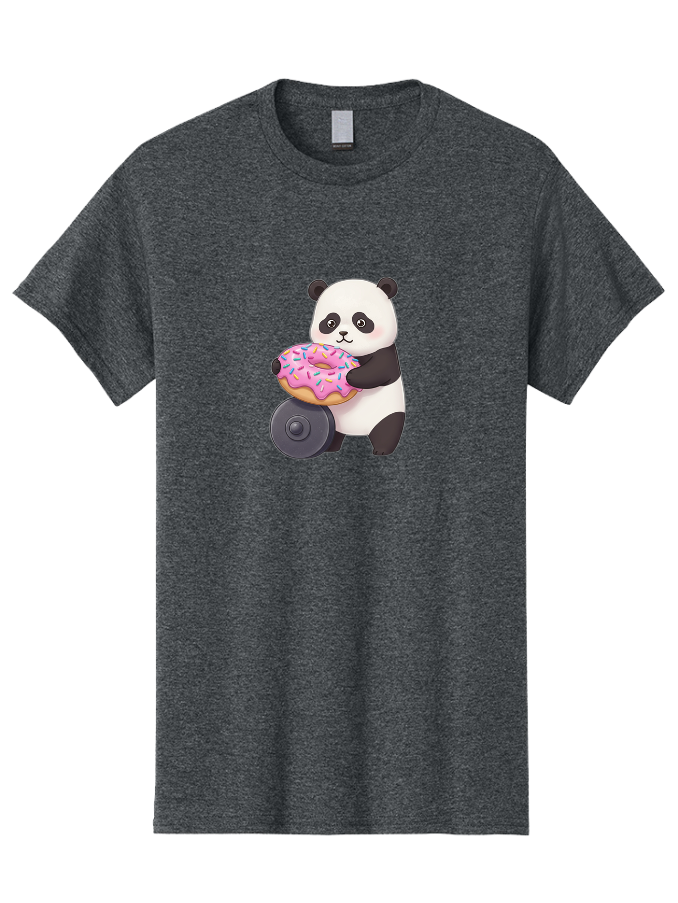 Panda-Donut Men'S Graphic Tee, 100% Cotton, Comfortable Casual Summer Wear, Machine Washable, Vintage Camera, Old Camera, Antique Camera, Black Camera, Classic Photography, Photography Equipment, Nostalgic Device, Film Camera, Camera Art Baf943