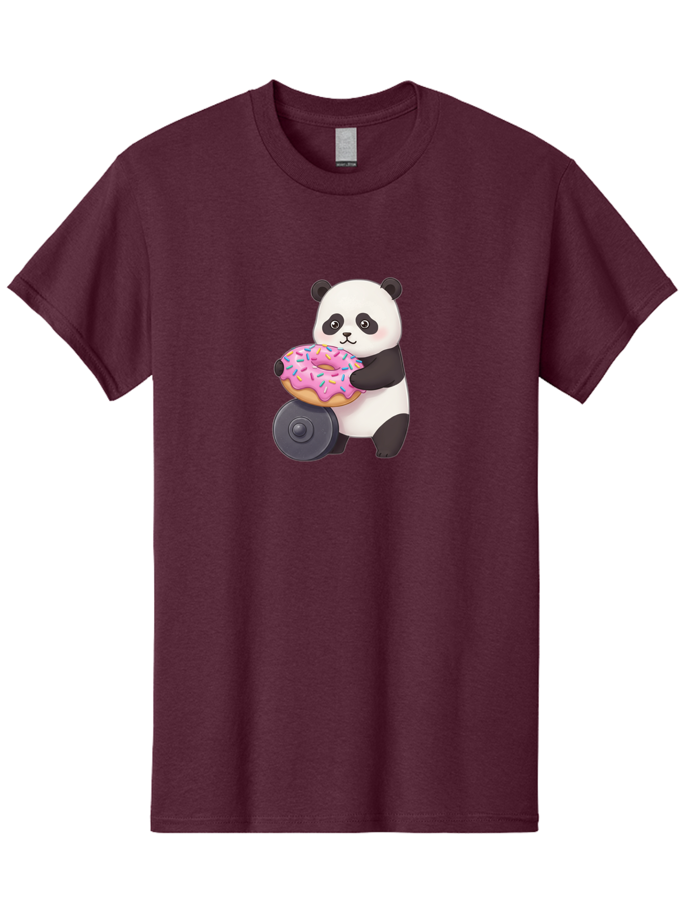 Panda-Donut Men'S Graphic Tee, 100% Cotton, Comfortable Casual Summer Wear, Machine Washable, Vintage Camera, Old Camera, Antique Camera, Black Camera, Classic Photography, Photography Equipment, Nostalgic Device, Film Camera, Camera Art Baf943