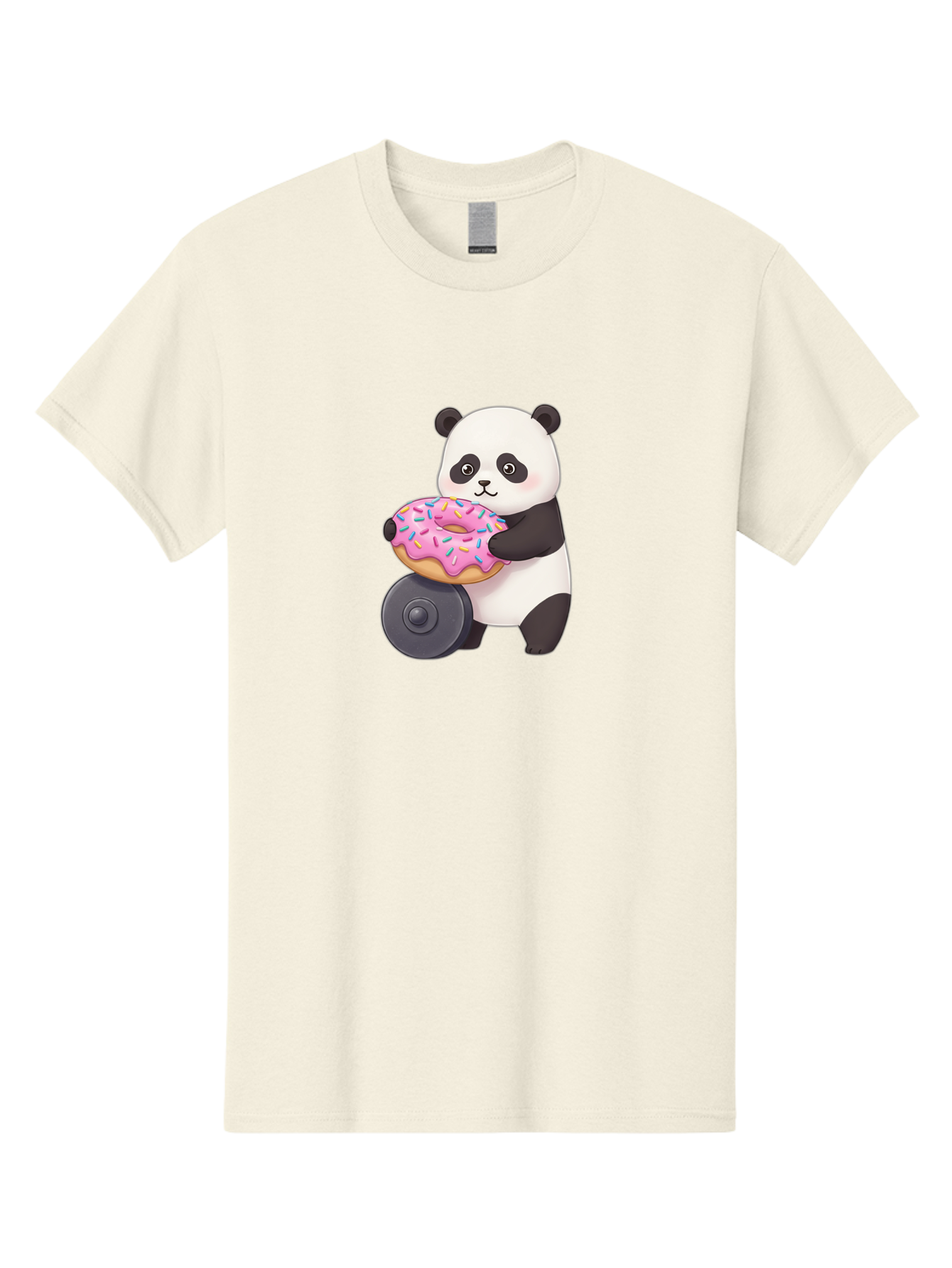 Panda-Donut Men'S Graphic Tee, 100% Cotton, Comfortable Casual Summer Wear, Machine Washable, Vintage Camera, Old Camera, Antique Camera, Black Camera, Classic Photography, Photography Equipment, Nostalgic Device, Film Camera, Camera Art Baf943