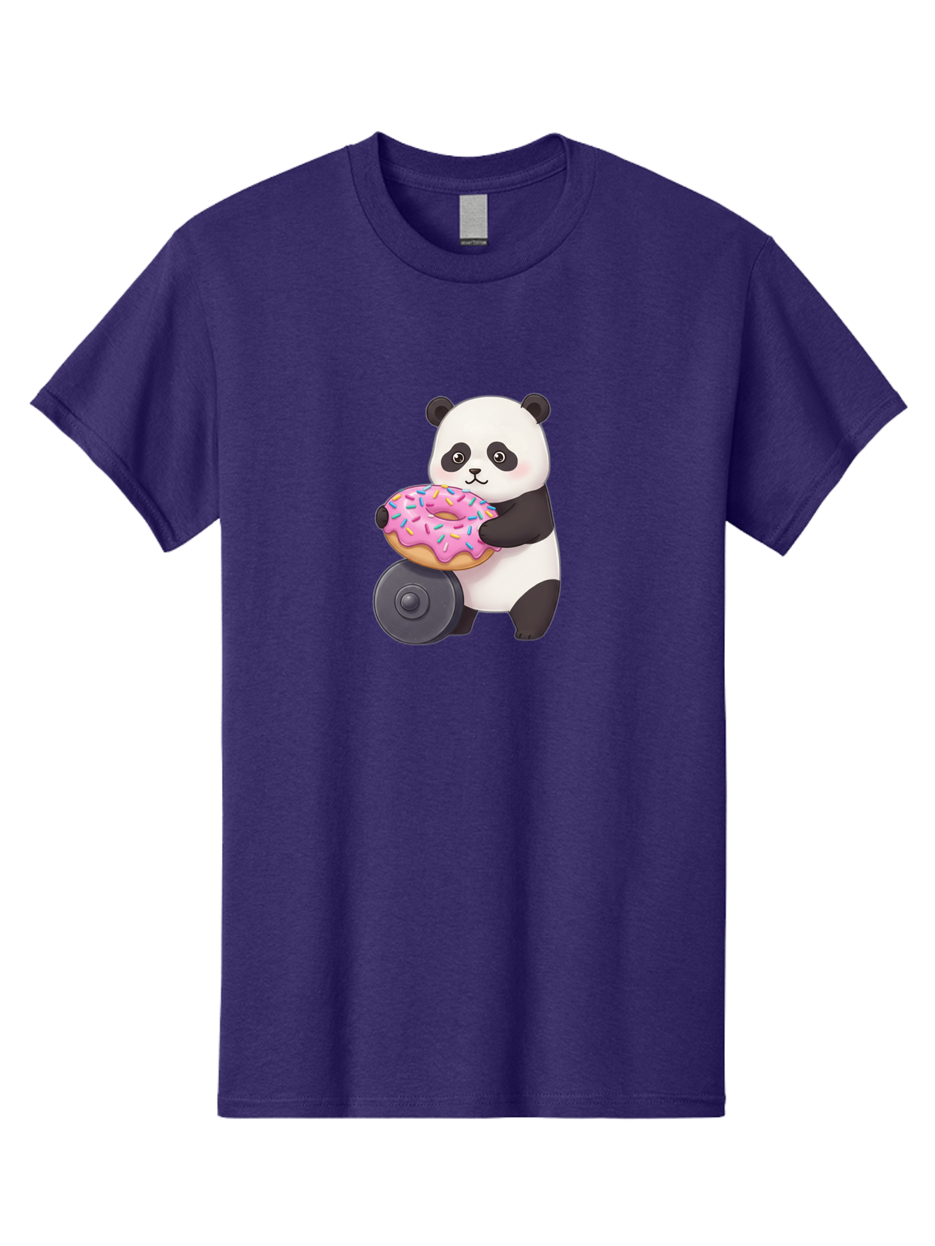 Panda-Donut Men'S Graphic Tee, 100% Cotton, Comfortable Casual Summer Wear, Machine Washable, Vintage Camera, Old Camera, Antique Camera, Black Camera, Classic Photography, Photography Equipment, Nostalgic Device, Film Camera, Camera Art Baf943