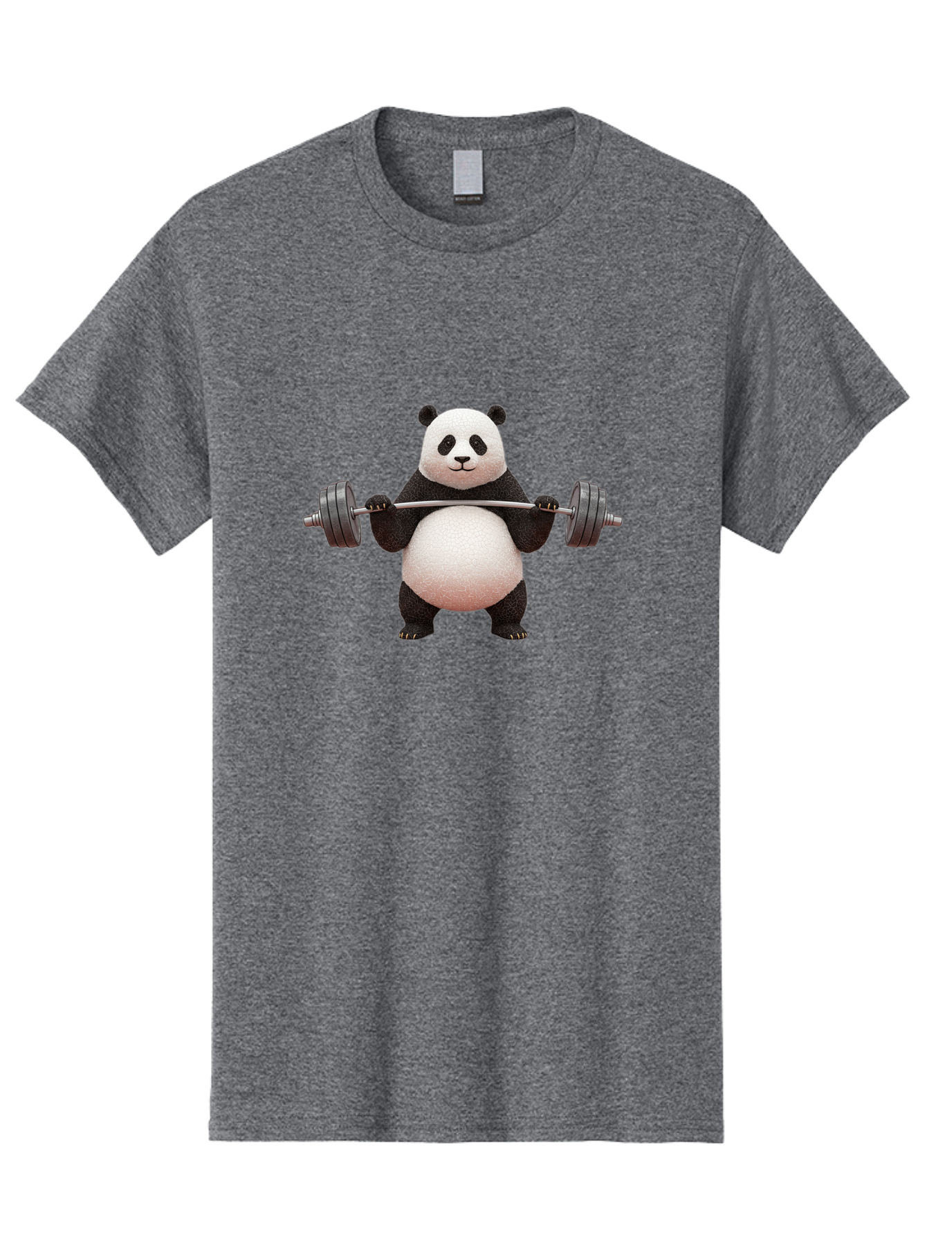 Panda-Lifting-Barbell Men'S Graphic Tee, 100% Cotton, Comfortable Casual Summer Wear, Machine Washable, Vintage Camera, Old Camera, Antique Camera, Black Camera, Classic Photography, Photography Equipment, Nostalgic Device, Film Camera, Baf945