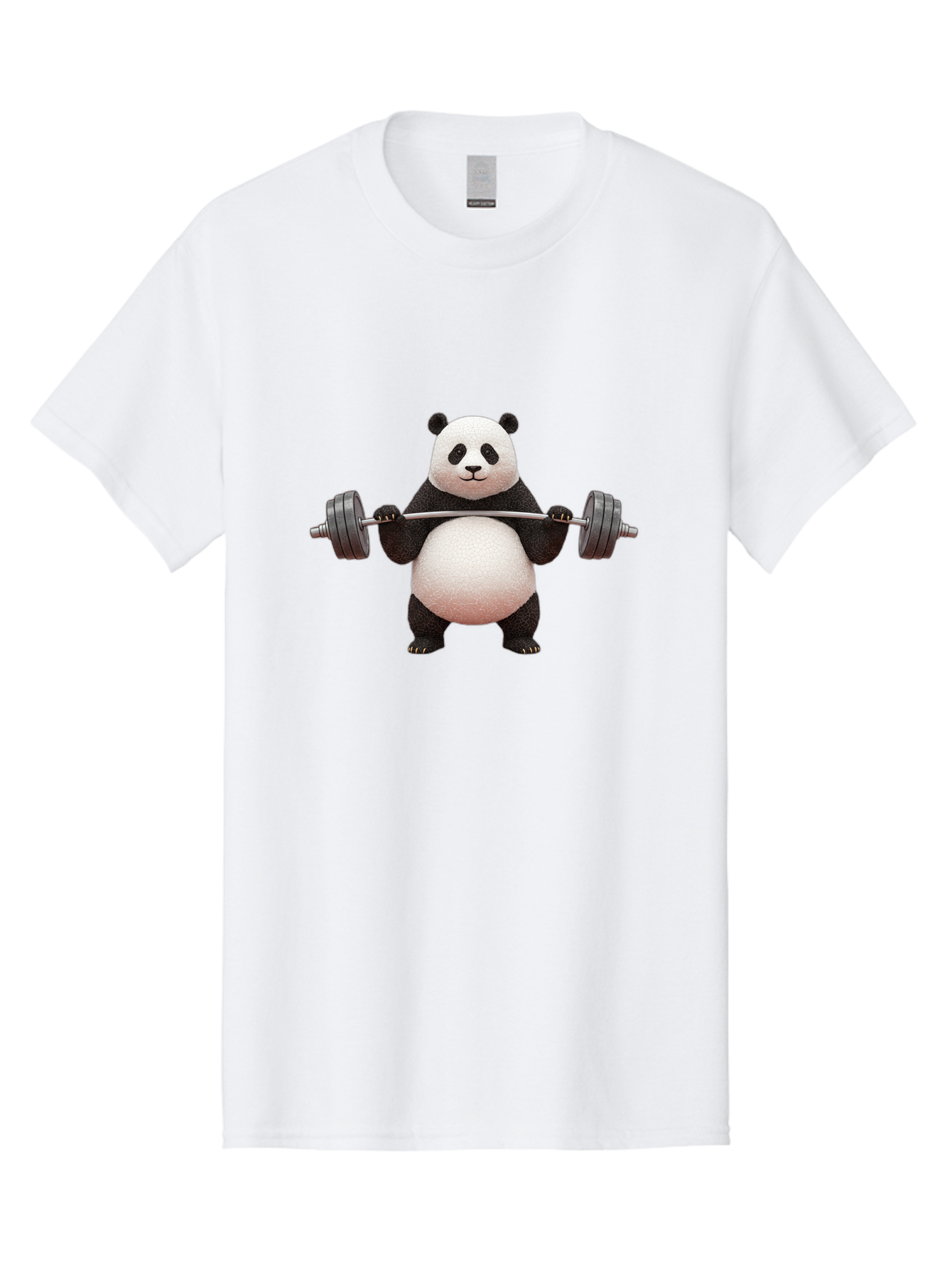 Panda-Lifting-Barbell Men'S Graphic Tee, 100% Cotton, Comfortable Casual Summer Wear, Machine Washable, Vintage Camera, Old Camera, Antique Camera, Black Camera, Classic Photography, Photography Equipment, Nostalgic Device, Film Camera, Baf945