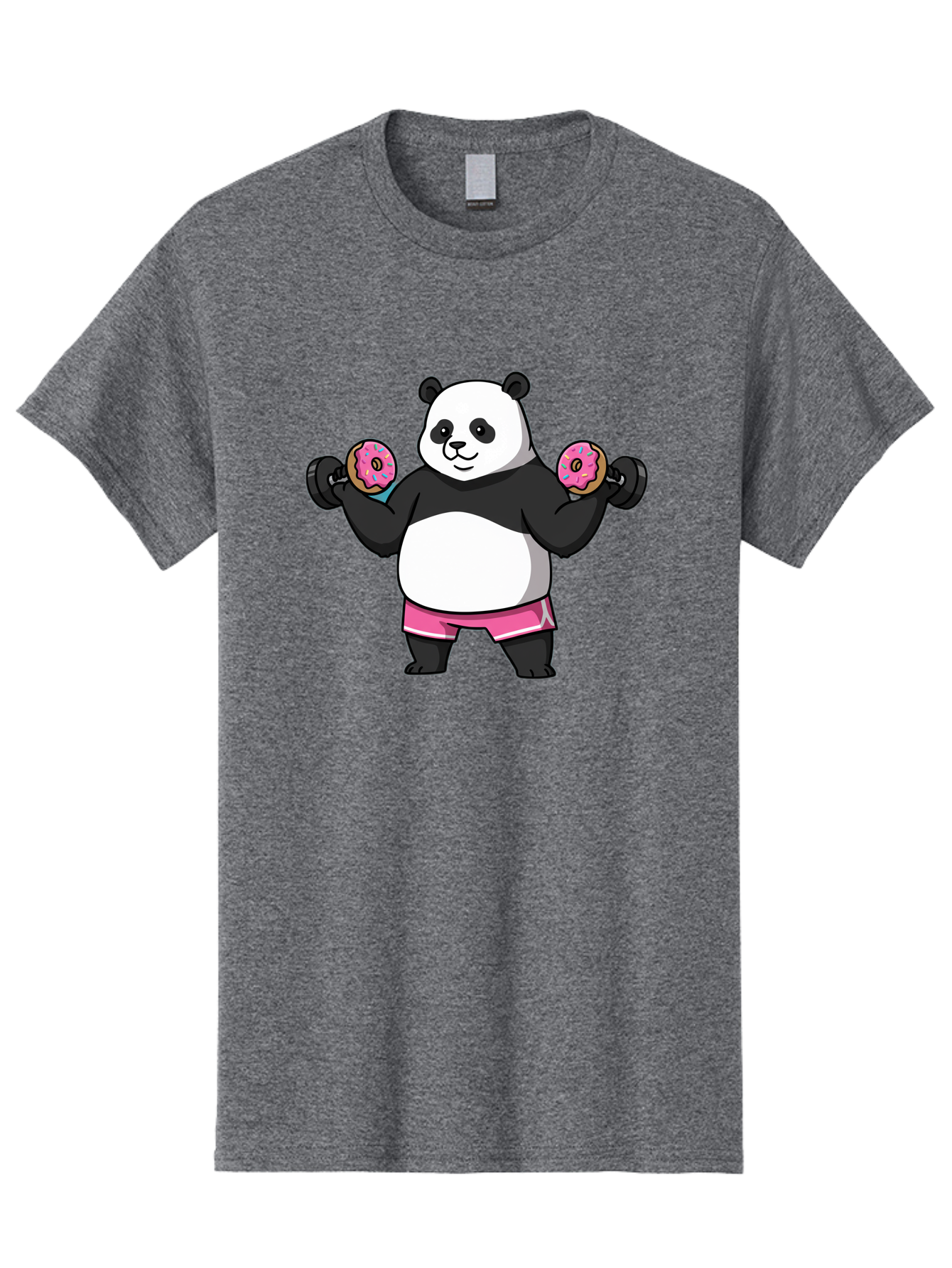 Panda-Lifting-Donuts-Dumbbells Men'S Graphic Tee, 100% Cotton, Comfortable Casual Summer Wear, Machine Washable, Vintage Camera, Old Camera, Antique Camera, Black Camera, Classic Photography, Photography Equipment, Nostalgic Device, Baf951