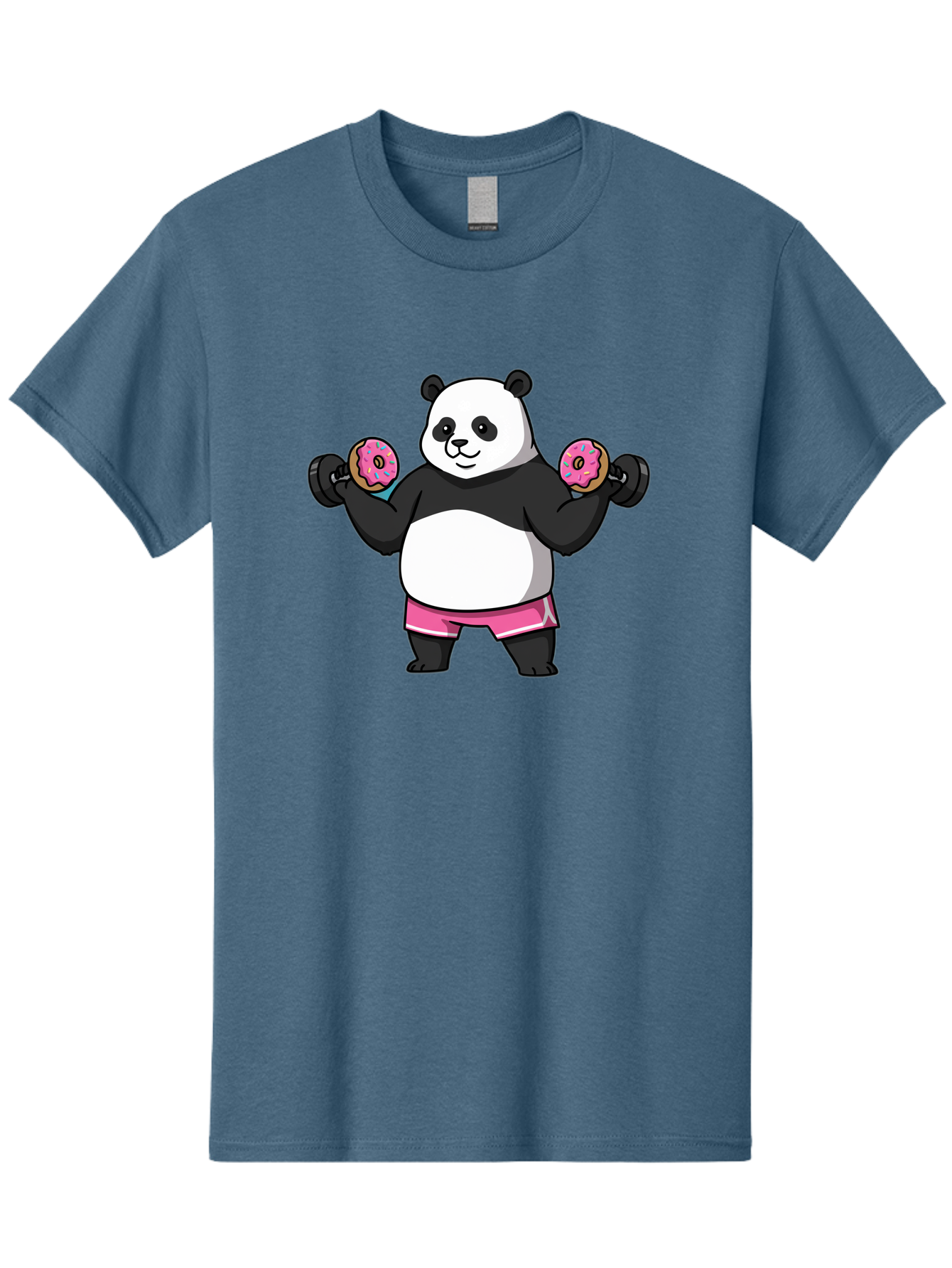 Panda-Lifting-Donuts-Dumbbells Men'S Graphic Tee, 100% Cotton, Comfortable Casual Summer Wear, Machine Washable, Vintage Camera, Old Camera, Antique Camera, Black Camera, Classic Photography, Photography Equipment, Nostalgic Device, Baf951