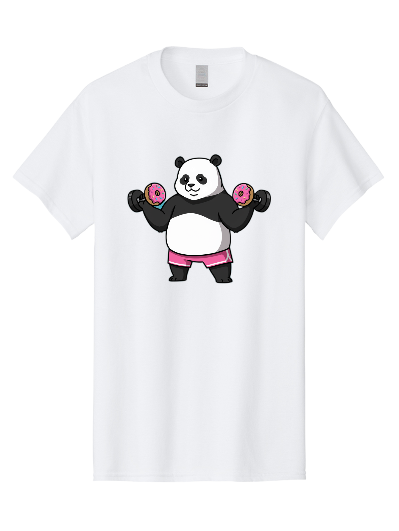 Panda-Lifting-Donuts-Dumbbells Men'S Graphic Tee, 100% Cotton, Comfortable Casual Summer Wear, Machine Washable, Vintage Camera, Old Camera, Antique Camera, Black Camera, Classic Photography, Photography Equipment, Nostalgic Device, Baf951