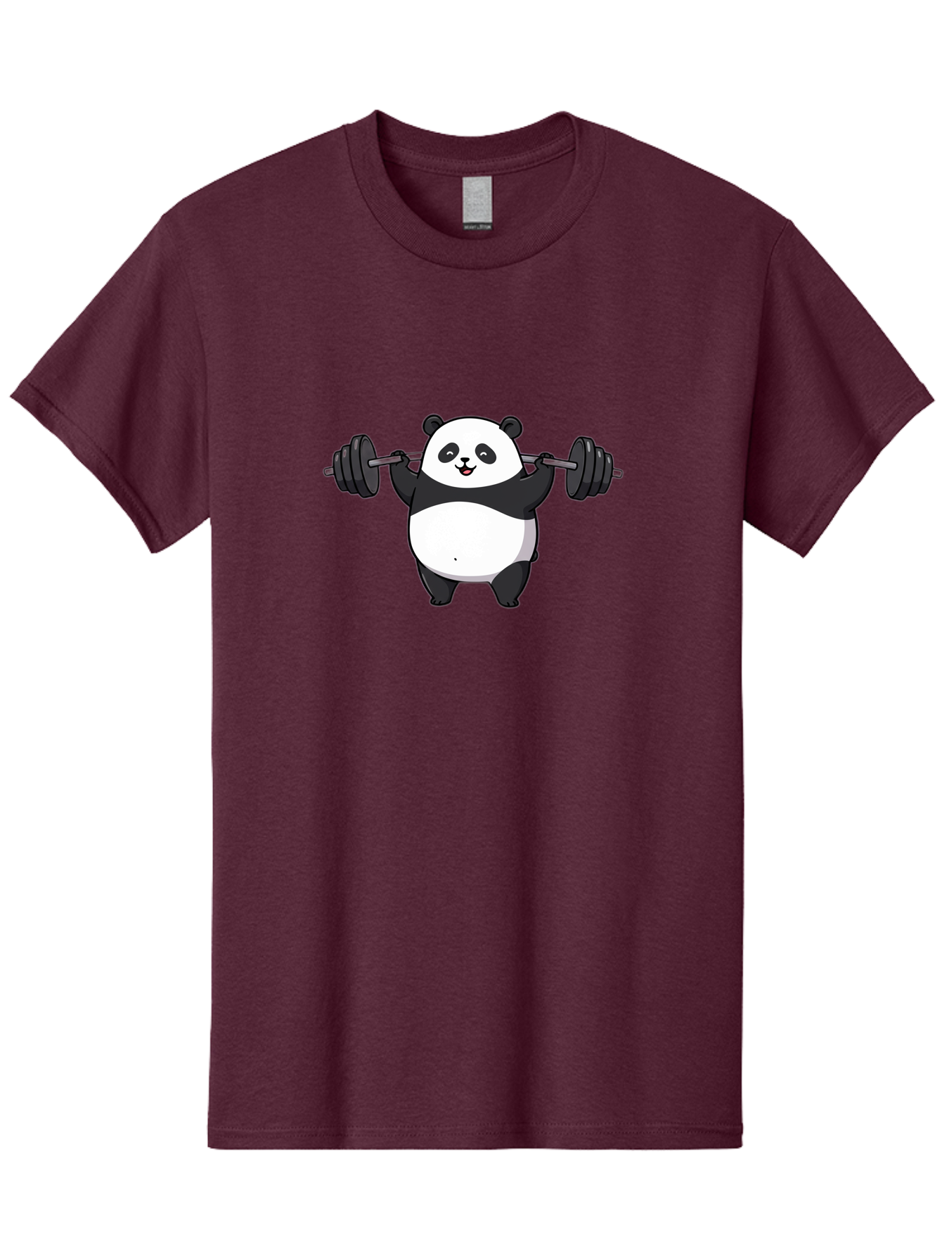Panda-Lifting-Weights-1 Men'S Graphic Tee, 100% Cotton, Comfortable Casual Summer Wear, Machine Washable, Vintage Camera, Old Camera, Antique Camera, Black Camera, Classic Photography, Photography Equipment, Nostalgic Device, Film Camera, Baf953