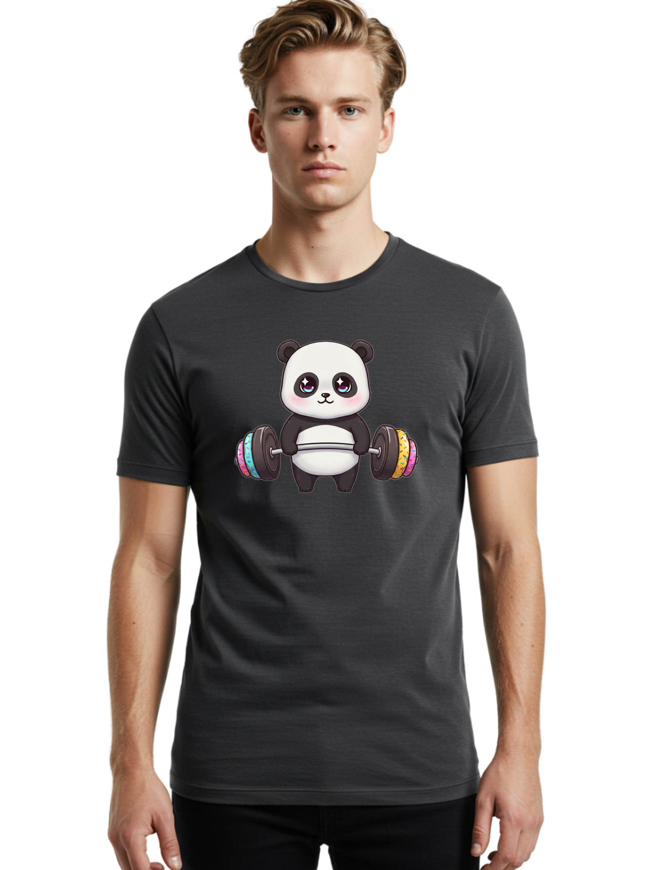 Panda-Lifting-Weights Men'S Graphic Tee, 100% Cotton, Comfortable Casual Summer Wear, Machine Washable, Vintage Camera, Old Camera, Antique Camera, Black Camera, Classic Photography, Photography Equipment, Nostalgic Device, Film Camera, Baf962