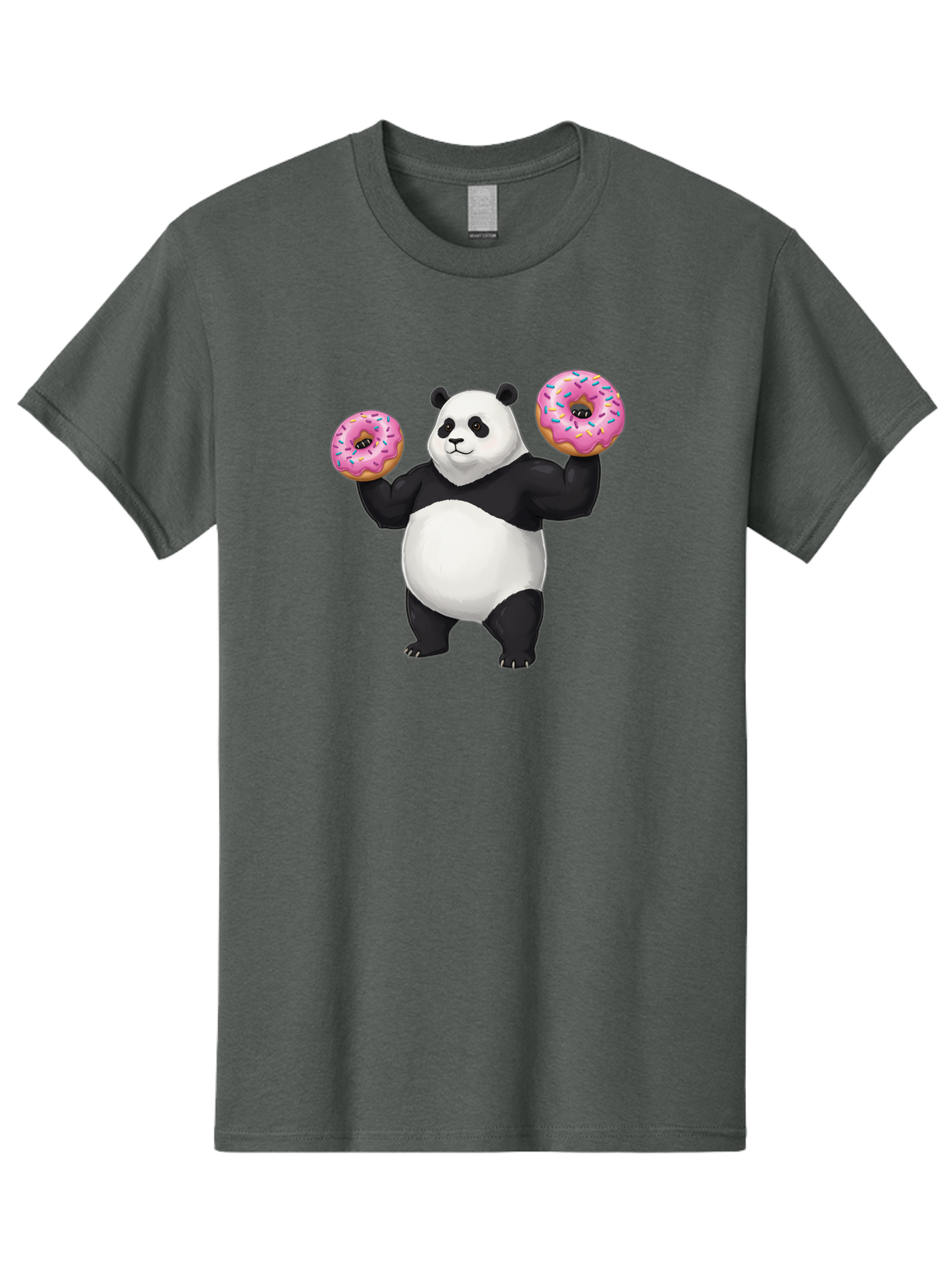 Panda-With-Donuts Men'S Graphic Tee, 100% Cotton, Comfortable Casual Summer Wear, Machine Washable, Vintage Camera, Old Camera, Antique Camera, Black Camera, Classic Photography, Photography Equipment, Nostalgic Device, Film Camera, Camera Art Baf963