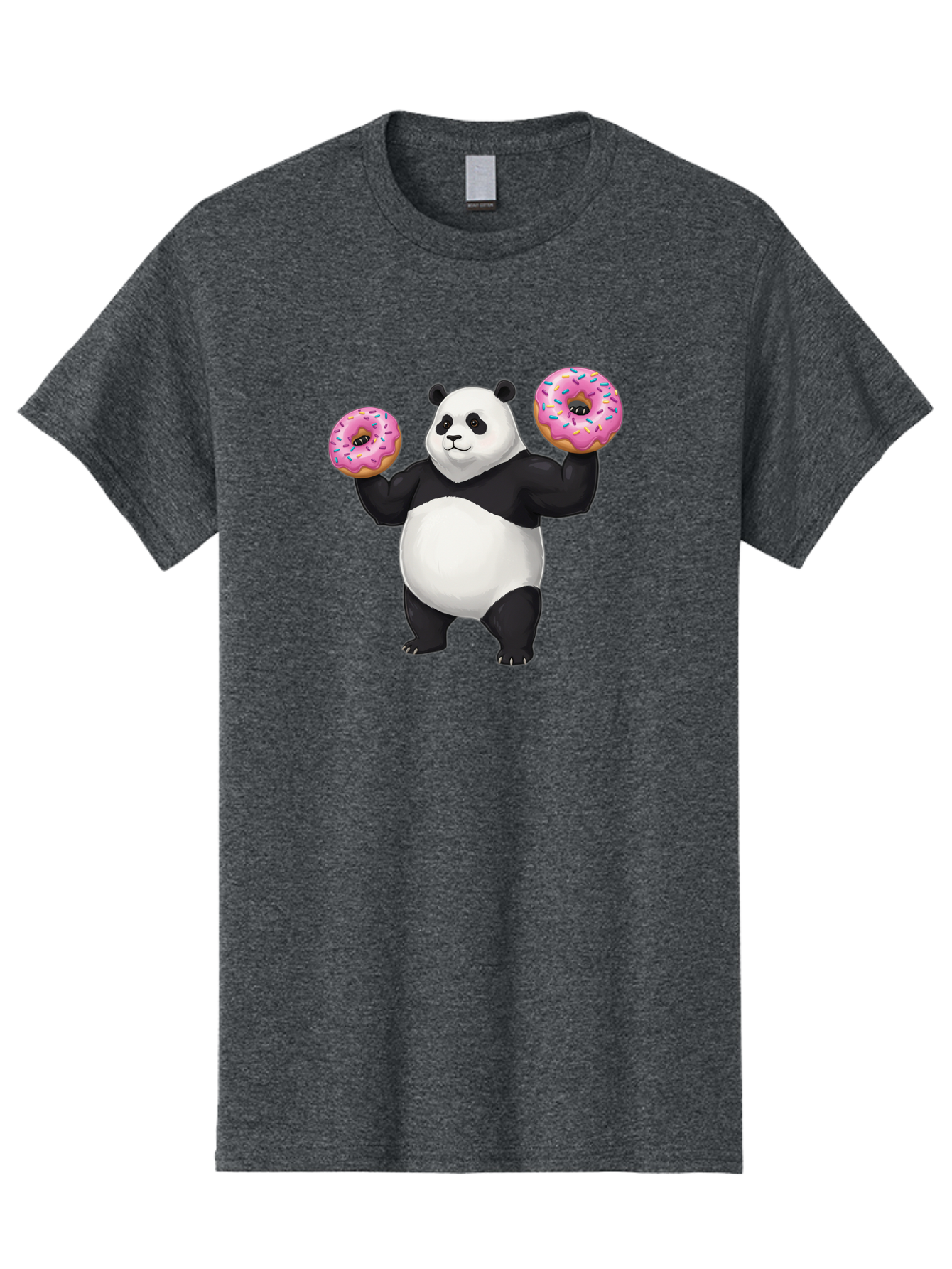Panda-With-Donuts Men'S Graphic Tee, 100% Cotton, Comfortable Casual Summer Wear, Machine Washable, Vintage Camera, Old Camera, Antique Camera, Black Camera, Classic Photography, Photography Equipment, Nostalgic Device, Film Camera, Camera Art Baf963