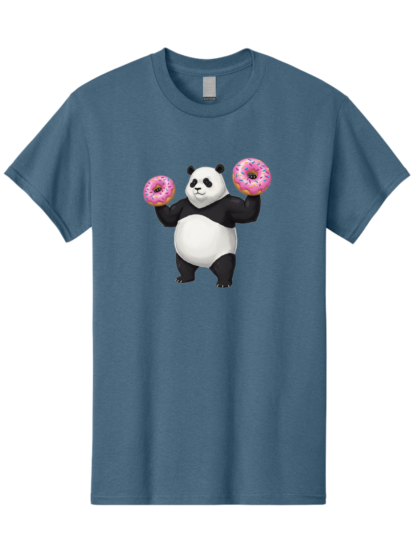 Panda-With-Donuts Men'S Graphic Tee, 100% Cotton, Comfortable Casual Summer Wear, Machine Washable, Vintage Camera, Old Camera, Antique Camera, Black Camera, Classic Photography, Photography Equipment, Nostalgic Device, Film Camera, Camera Art Baf963