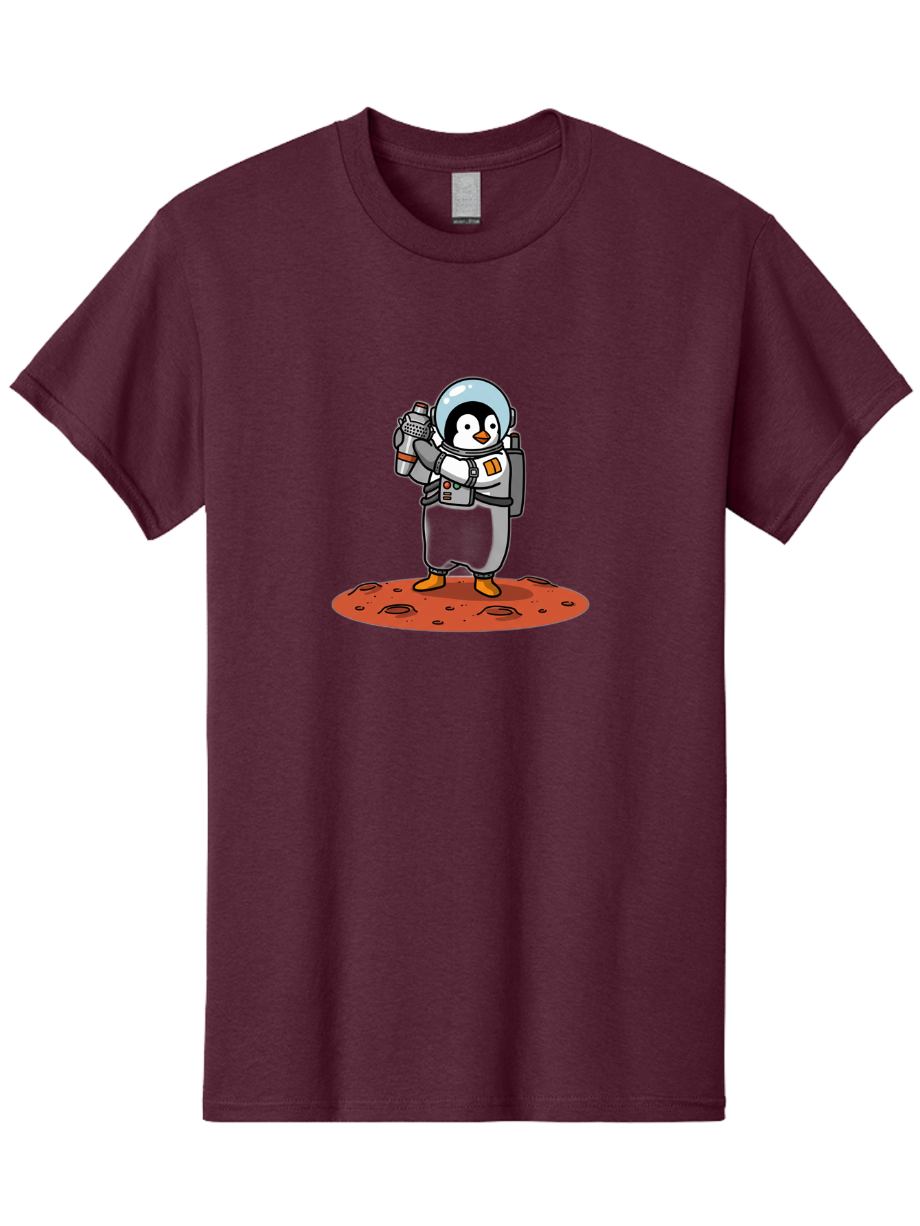 Penguin-Astronaut Men'S Graphic Tee, 100% Cotton, Comfortable Casual Summer Wear, Machine Washable, Vintage Camera, Old Camera, Antique Camera, Black Camera, Classic Photography, Photography Equipment, Nostalgic Device, Film Camera, Camera Art Baf965