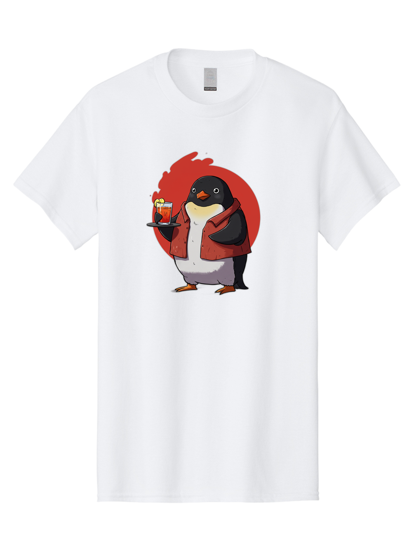 Penguin-Bartender-10 Men'S Graphic Tee, 100% Cotton, Comfortable Casual Summer Wear, Machine Washable, Vintage Camera, Old Camera, Antique Camera, Black Camera, Classic Photography, Photography Equipment, Nostalgic Device, Film Camera, Baf967