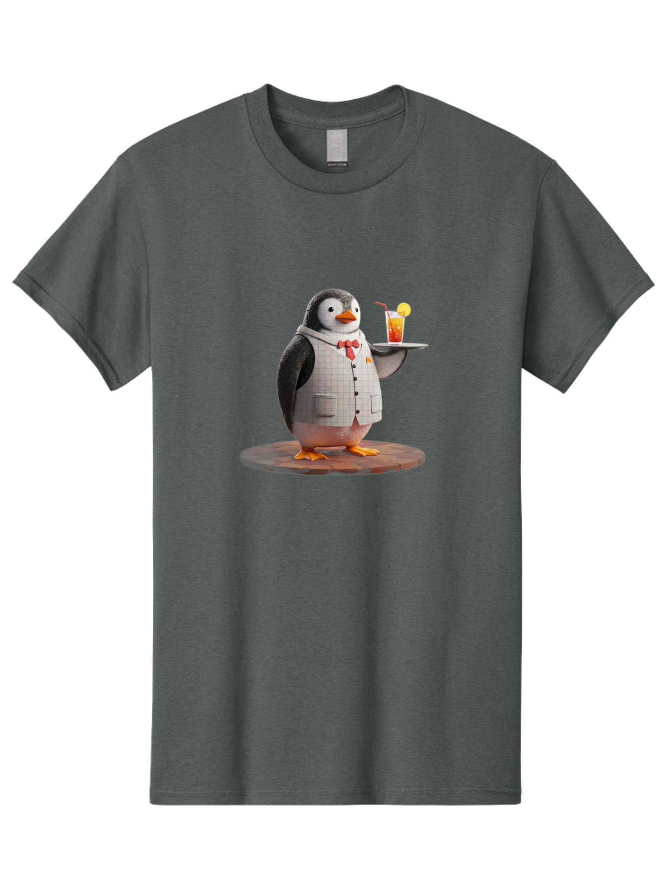 Penguin-Bartender-11 Men'S Graphic Tee, 100% Cotton, Comfortable Casual Summer Wear, Machine Washable, Vintage Camera, Old Camera, Antique Camera, Black Camera, Classic Photography, Photography Equipment, Nostalgic Device, Film Camera, Baf968
