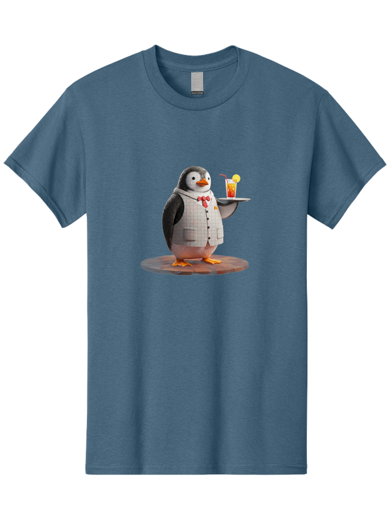 Penguin-Bartender-11 Men'S Graphic Tee, 100% Cotton, Comfortable Casual Summer Wear, Machine Washable, Vintage Camera, Old Camera, Antique Camera, Black Camera, Classic Photography, Photography Equipment, Nostalgic Device, Film Camera, Baf968