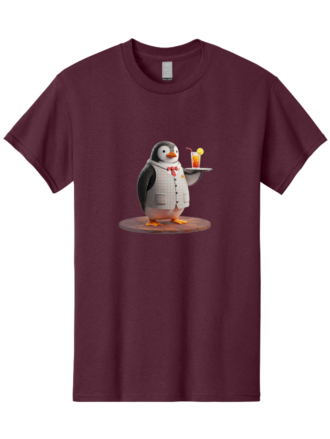 Penguin-Bartender-11 Men'S Graphic Tee, 100% Cotton, Comfortable Casual Summer Wear, Machine Washable, Vintage Camera, Old Camera, Antique Camera, Black Camera, Classic Photography, Photography Equipment, Nostalgic Device, Film Camera, Baf968