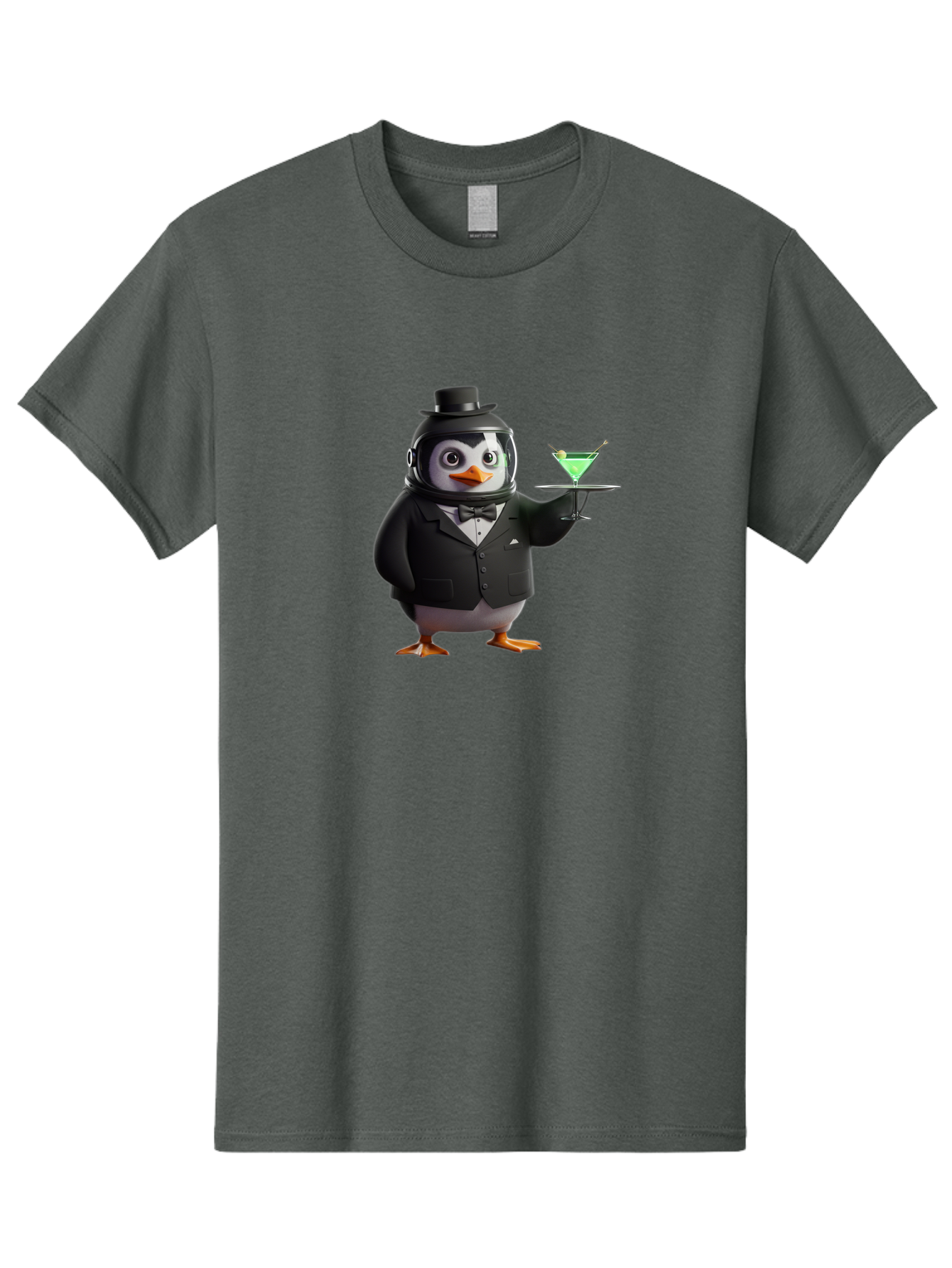 Penguin-Bartender-12 Men'S Graphic Tee, 100% Cotton, Comfortable Casual Summer Wear, Machine Washable, Vintage Camera, Old Camera, Antique Camera, Black Camera, Classic Photography, Photography Equipment, Nostalgic Device, Film Camera, Baf969