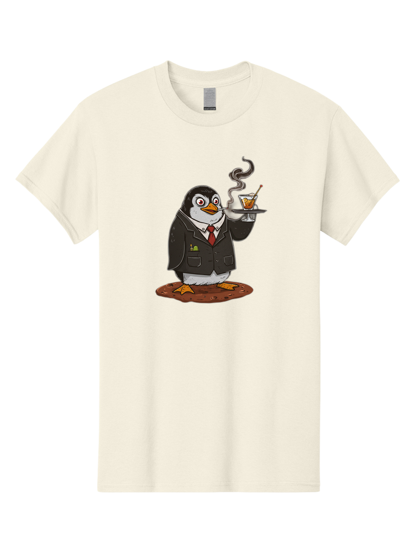 Penguin-Bartender-14 Men'S Graphic Tee, 100% Cotton, Comfortable Casual Summer Wear, Machine Washable, Vintage Camera, Old Camera, Antique Camera, Black Camera, Classic Photography, Photography Equipment, Nostalgic Device, Film Camera, Baf971