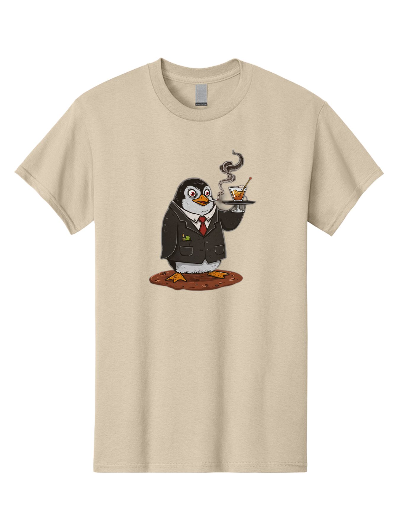 Penguin-Bartender-14 Men'S Graphic Tee, 100% Cotton, Comfortable Casual Summer Wear, Machine Washable, Vintage Camera, Old Camera, Antique Camera, Black Camera, Classic Photography, Photography Equipment, Nostalgic Device, Film Camera, Baf971
