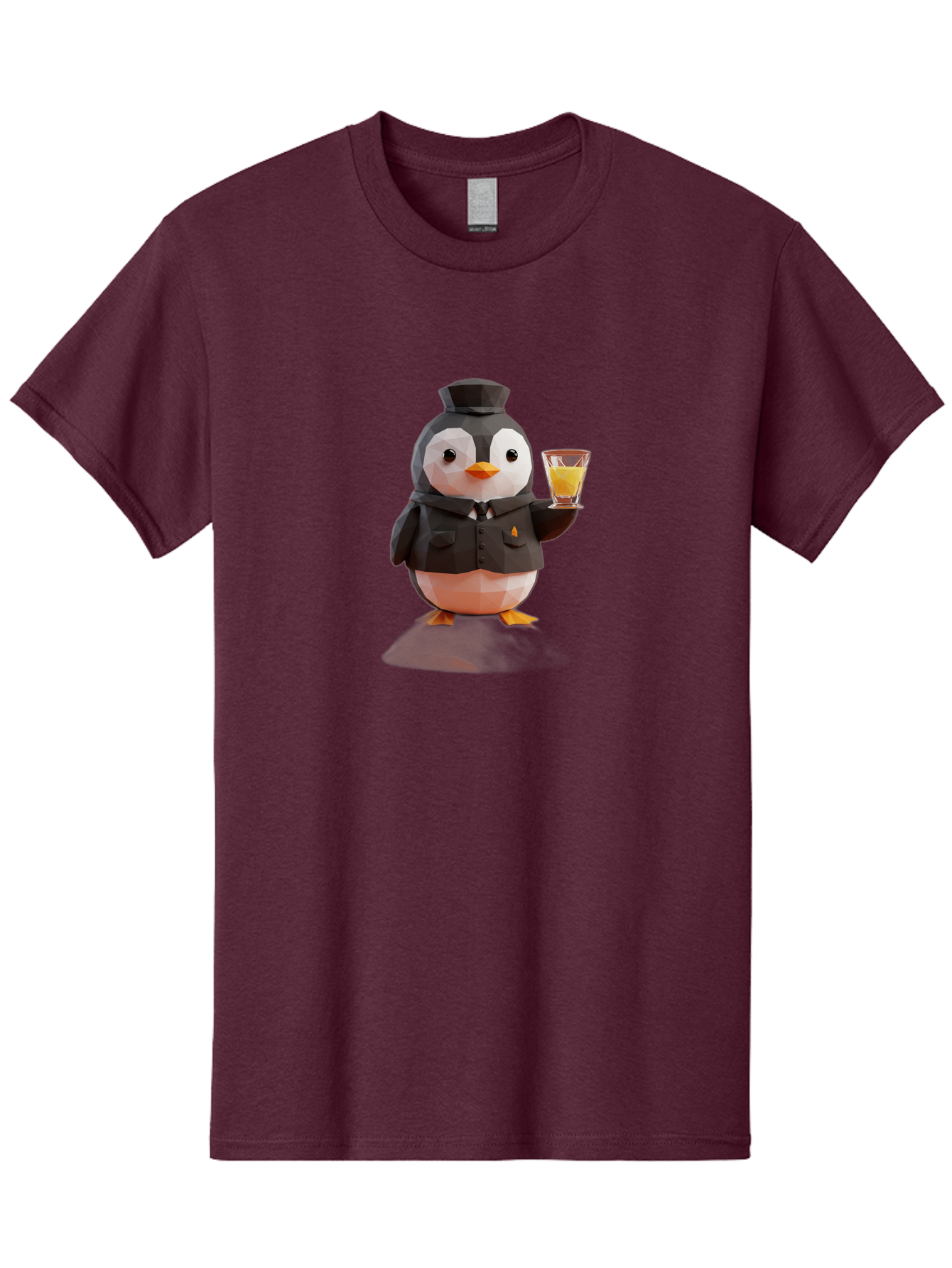 Penguin-Bartender-4 Men'S Graphic Tee, 100% Cotton, Comfortable Casual Summer Wear, Machine Washable, Vintage Camera, Old Camera, Antique Camera, Black Camera, Classic Photography, Photography Equipment, Nostalgic Device, Film Camera, Baf974