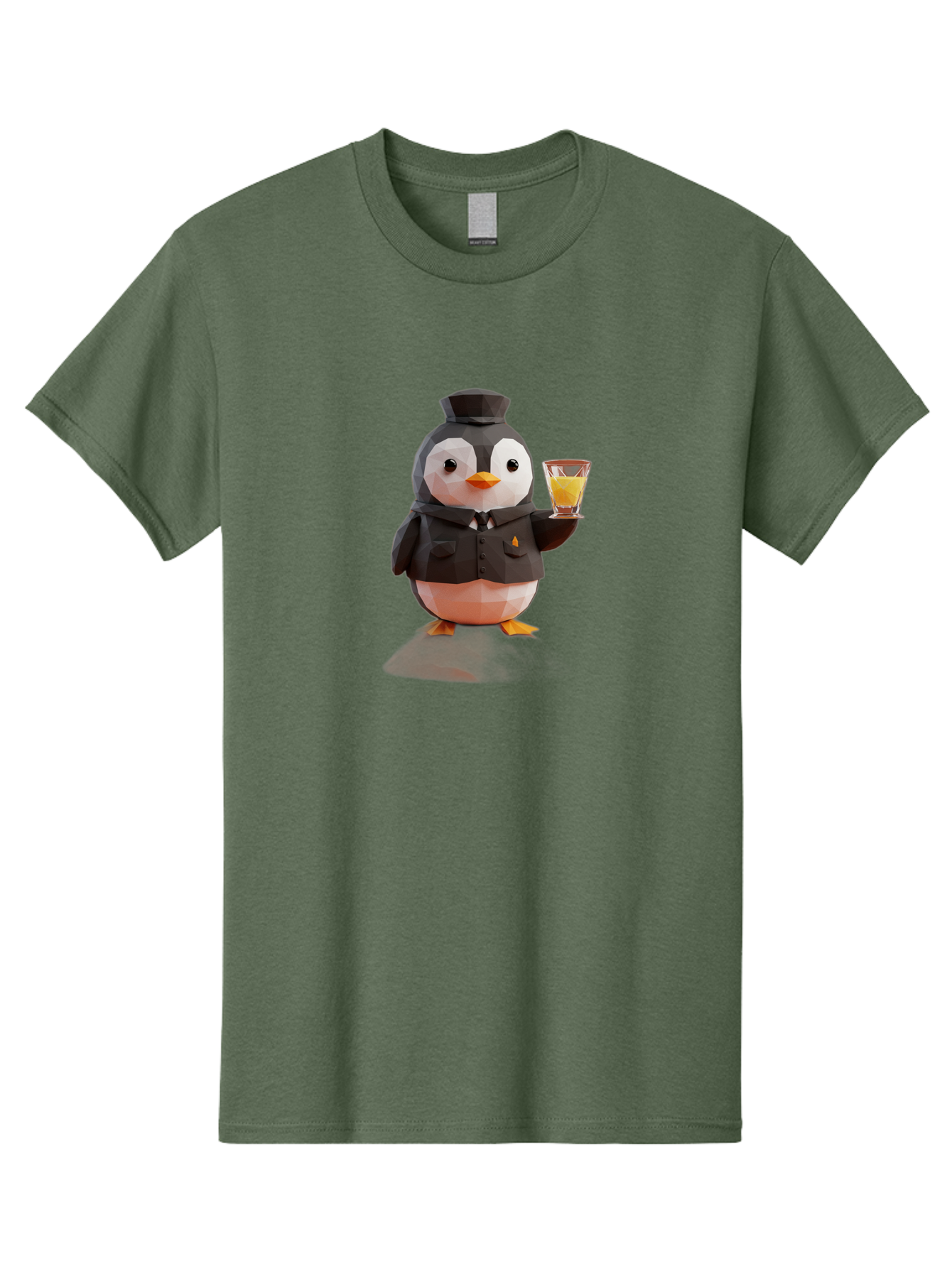 Penguin-Bartender-4 Men'S Graphic Tee, 100% Cotton, Comfortable Casual Summer Wear, Machine Washable, Vintage Camera, Old Camera, Antique Camera, Black Camera, Classic Photography, Photography Equipment, Nostalgic Device, Film Camera, Baf974
