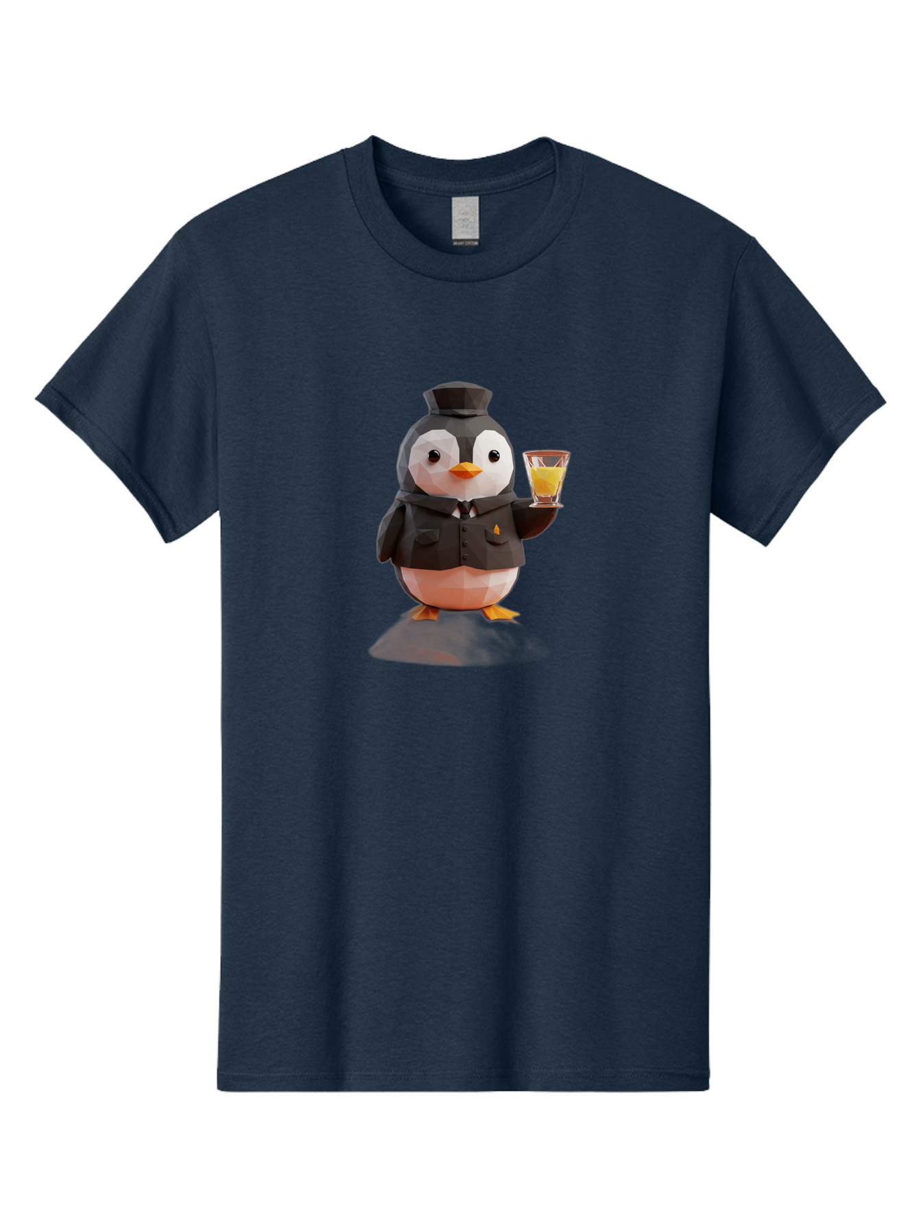 Penguin-Bartender-4 Men'S Graphic Tee, 100% Cotton, Comfortable Casual Summer Wear, Machine Washable, Vintage Camera, Old Camera, Antique Camera, Black Camera, Classic Photography, Photography Equipment, Nostalgic Device, Film Camera, Baf974