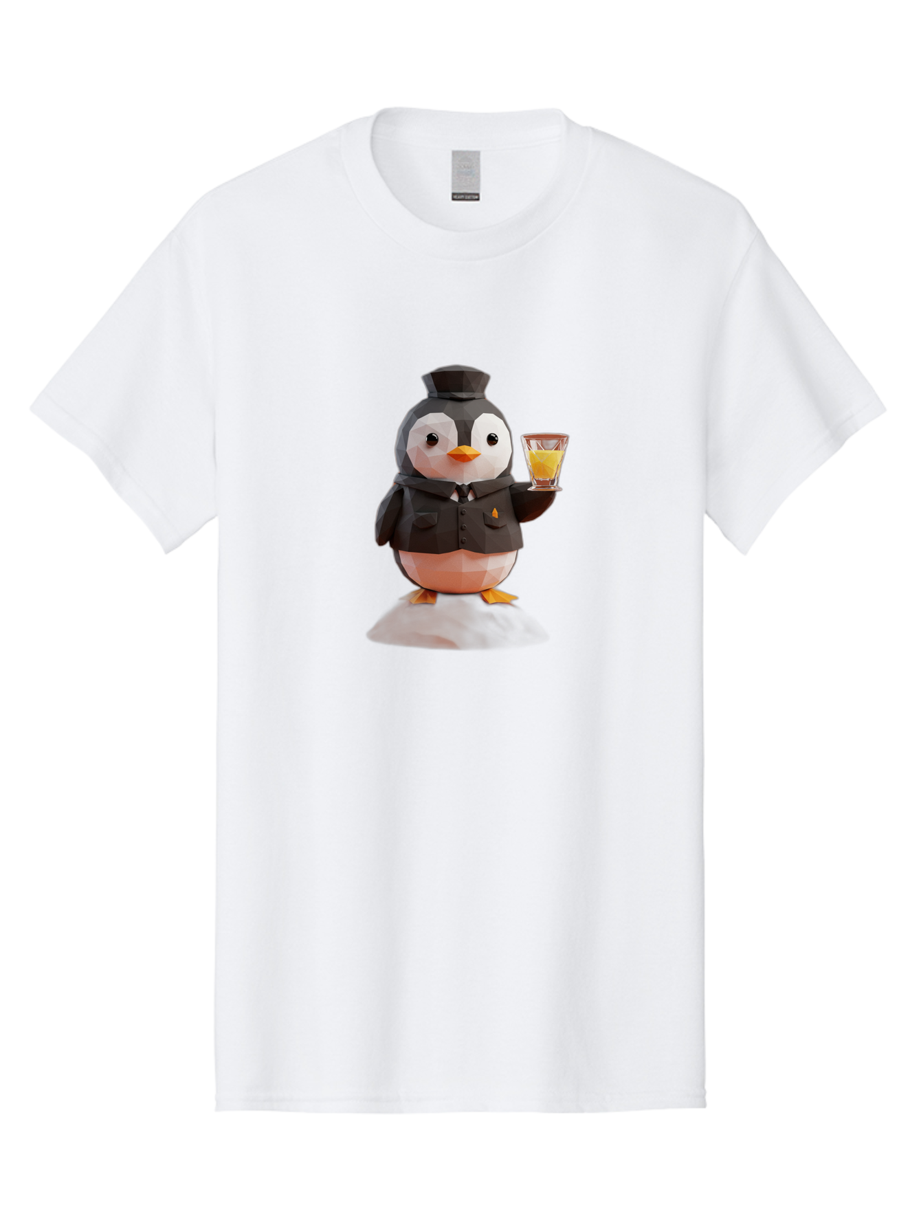 Penguin-Bartender-4 Men'S Graphic Tee, 100% Cotton, Comfortable Casual Summer Wear, Machine Washable, Vintage Camera, Old Camera, Antique Camera, Black Camera, Classic Photography, Photography Equipment, Nostalgic Device, Film Camera, Baf974