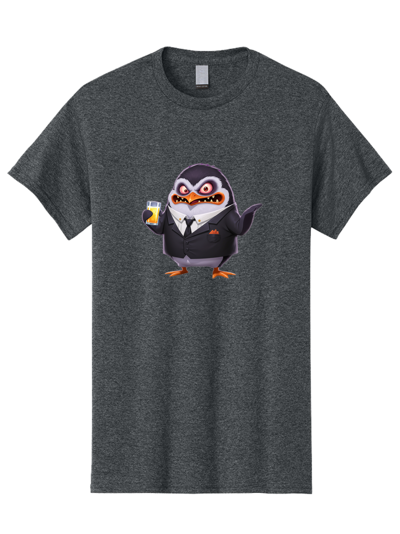 Penguin-In-Suit-1 Men'S Graphic Tee, 100% Cotton, Comfortable Casual Summer Wear, Machine Washable, Vintage Camera, Old Camera, Antique Camera, Black Camera, Classic Photography, Photography Equipment, Nostalgic Device, Film Camera, Camera Art Baf983