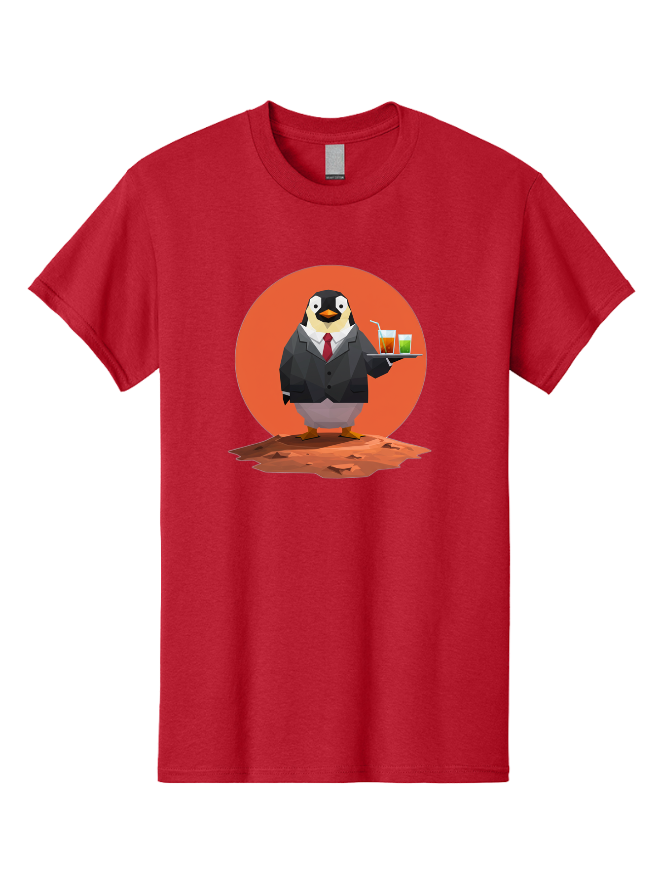 Penguin-Waiter-1 Men'S Graphic Tee, 100% Cotton, Comfortable Casual Summer Wear, Machine Washable, Vintage Camera, Old Camera, Antique Camera, Black Camera, Classic Photography, Photography Equipment, Nostalgic Device, Film Camera, Camera Art Baf988