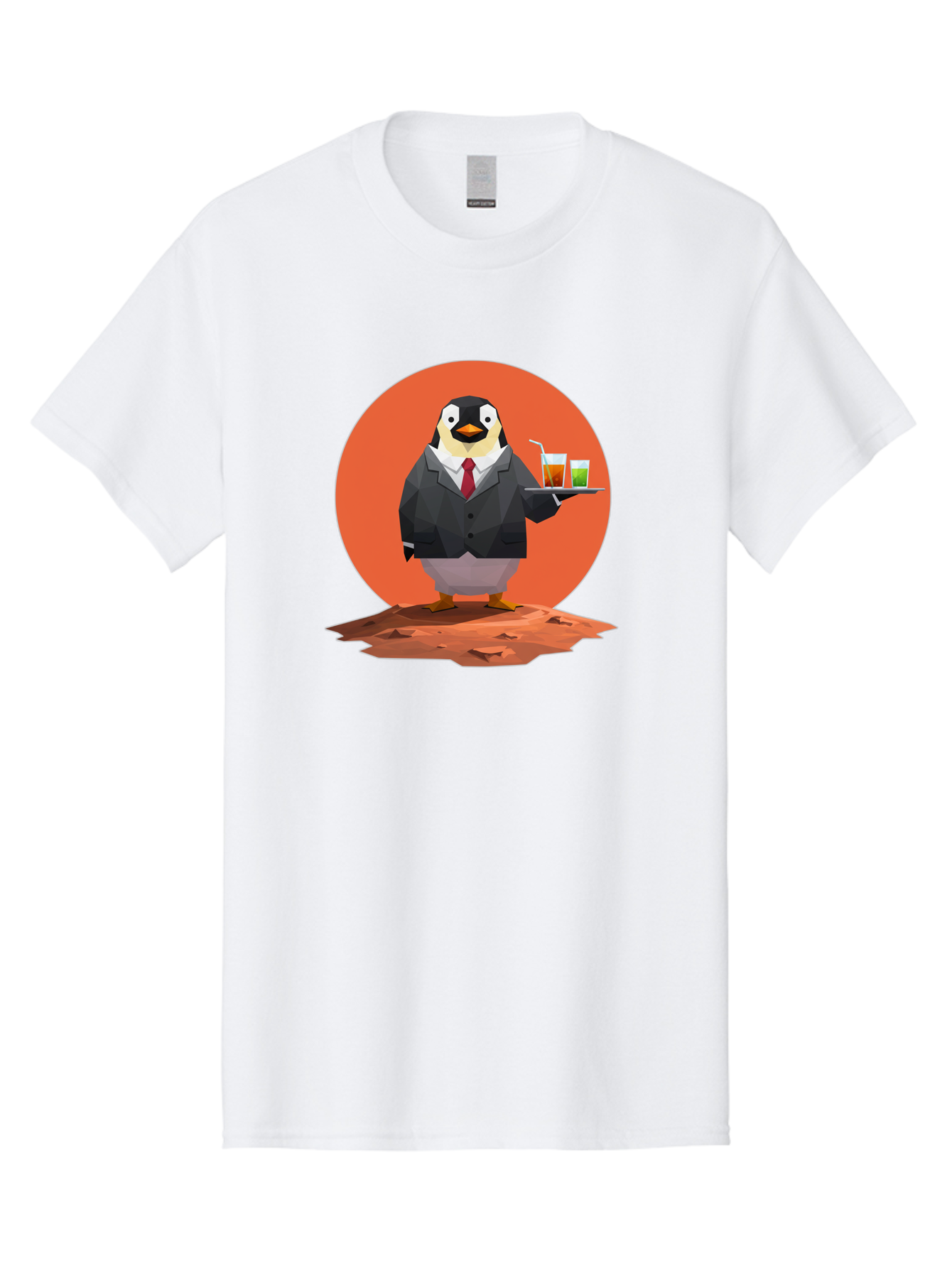 Penguin-Waiter-1 Men'S Graphic Tee, 100% Cotton, Comfortable Casual Summer Wear, Machine Washable, Vintage Camera, Old Camera, Antique Camera, Black Camera, Classic Photography, Photography Equipment, Nostalgic Device, Film Camera, Camera Art Baf988