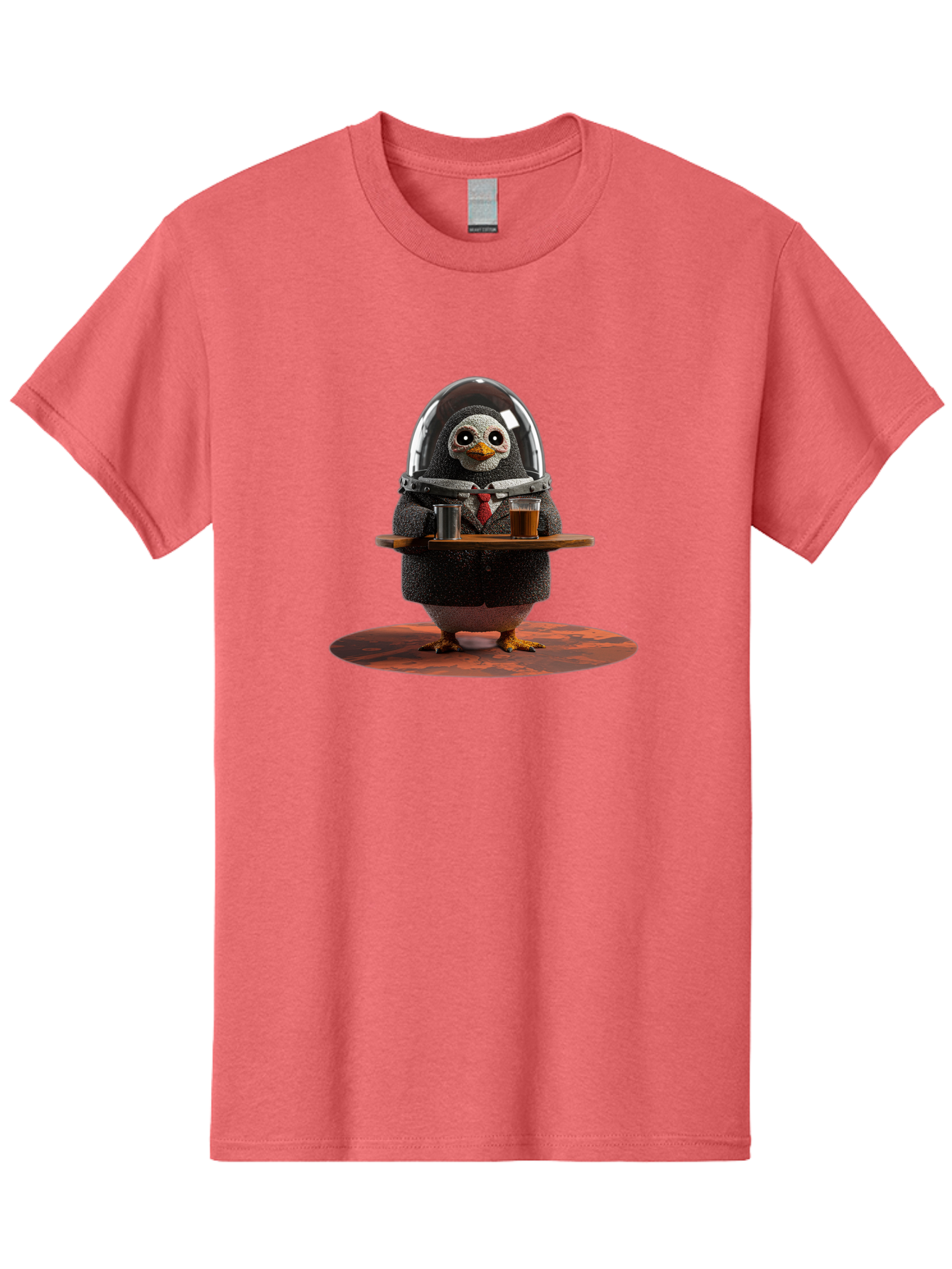 Penguin-Waiter-3 Men'S Graphic Tee, 100% Cotton, Comfortable Casual Summer Wear, Machine Washable, Vintage Camera, Old Camera, Antique Camera, Black Camera, Classic Photography, Photography Equipment, Nostalgic Device, Film Camera, Camera Art Baf990