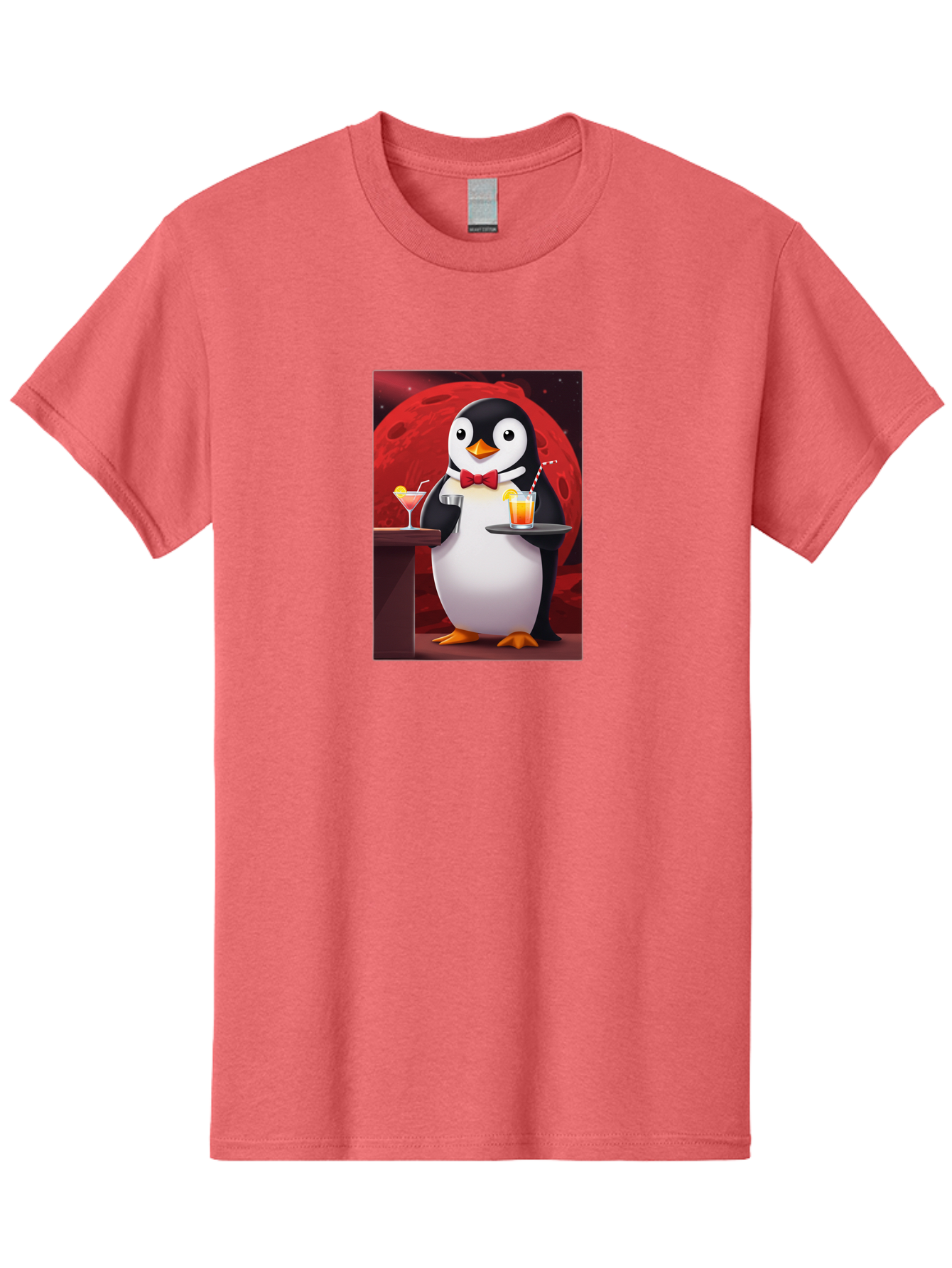 Penguin-Waiter Men'S Graphic Tee, 100% Cotton, Comfortable Casual Summer Wear, Machine Washable, Vintage Camera, Old Camera, Antique Camera, Black Camera, Classic Photography, Photography Equipment, Nostalgic Device, Film Camera, Camera Art Baf991