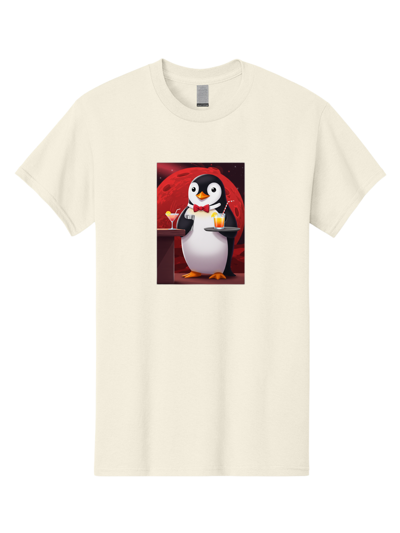 Penguin-Waiter Men'S Graphic Tee, 100% Cotton, Comfortable Casual Summer Wear, Machine Washable, Vintage Camera, Old Camera, Antique Camera, Black Camera, Classic Photography, Photography Equipment, Nostalgic Device, Film Camera, Camera Art Baf991
