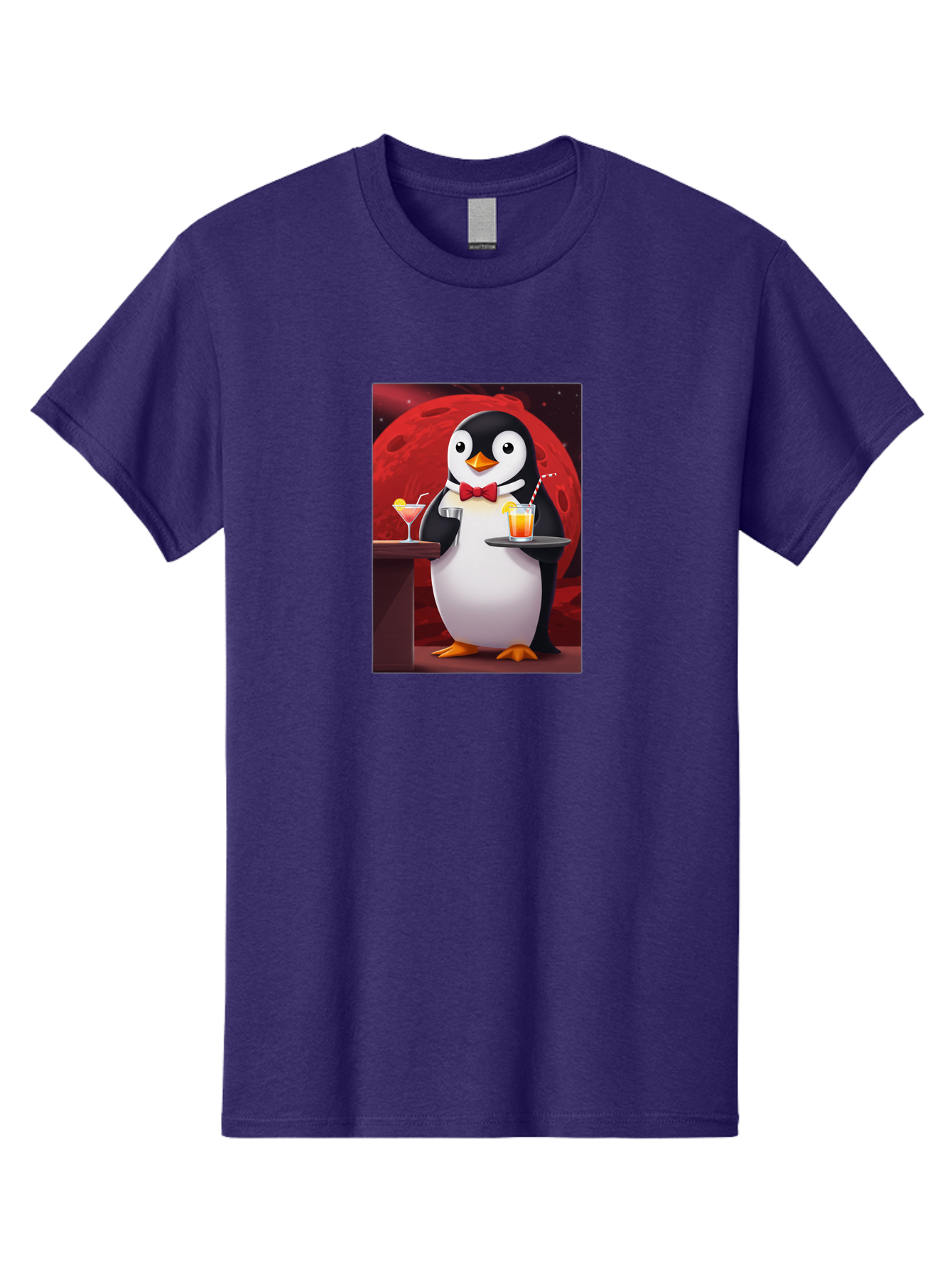 Penguin-Waiter Men'S Graphic Tee, 100% Cotton, Comfortable Casual Summer Wear, Machine Washable, Vintage Camera, Old Camera, Antique Camera, Black Camera, Classic Photography, Photography Equipment, Nostalgic Device, Film Camera, Camera Art Baf991