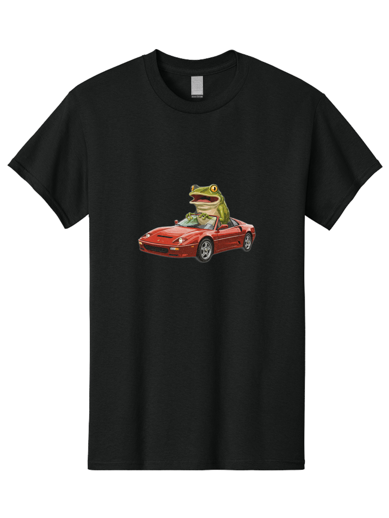 Pepe-Frog-In-Ferrari Men'S Graphic Tee, 100% Cotton, Comfortable Casual Summer Wear, Machine Washable, Vintage Camera, Old Camera, Antique Camera, Black Camera, Classic Photography, Photography Equipment, Nostalgic Device, Film Camera, Baf994