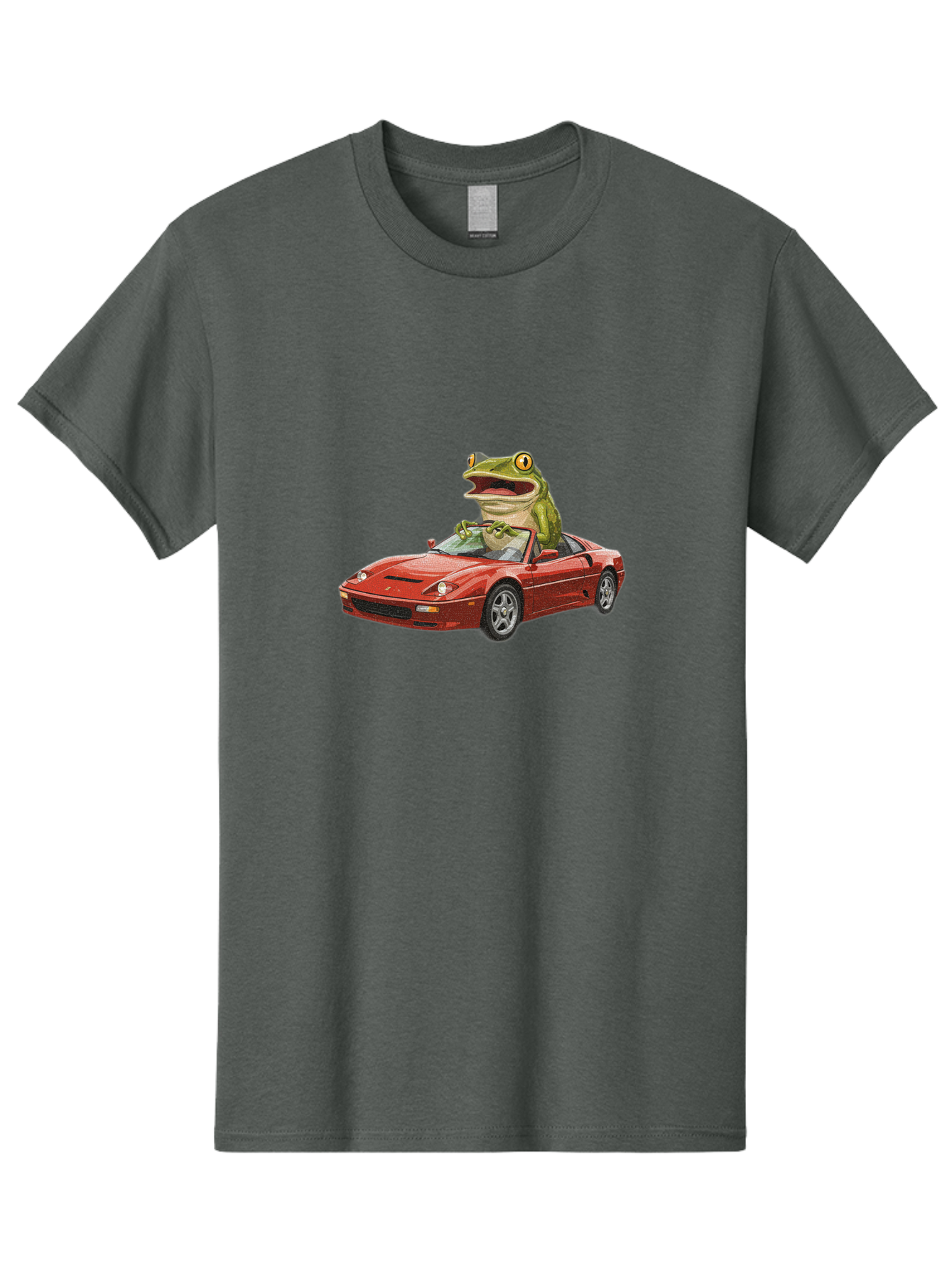 Pepe-Frog-In-Ferrari Men'S Graphic Tee, 100% Cotton, Comfortable Casual Summer Wear, Machine Washable, Vintage Camera, Old Camera, Antique Camera, Black Camera, Classic Photography, Photography Equipment, Nostalgic Device, Film Camera, Baf994